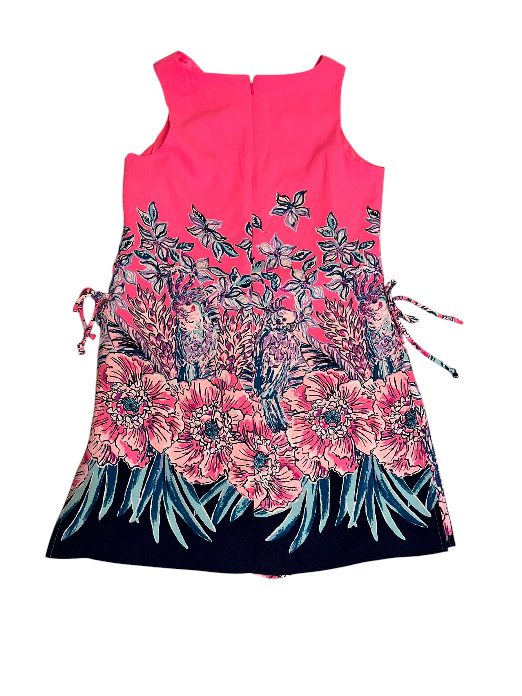 Lilly Pulitzer Donna Romper Pink Tropics Lucky Lady Engineered Floral - Size 0