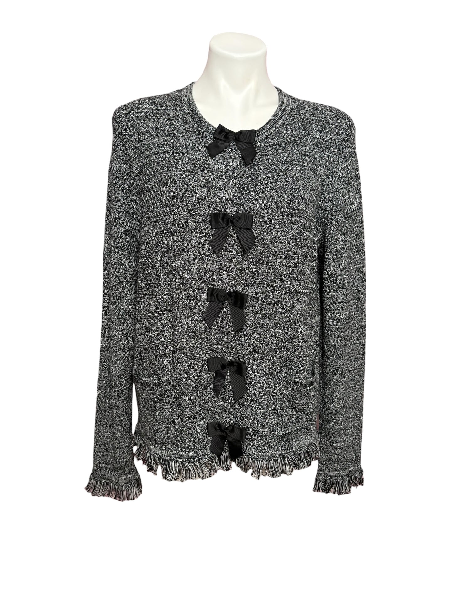 Lilly Pulitzer NWT Kelso Cardigan, Black Marl Size XL