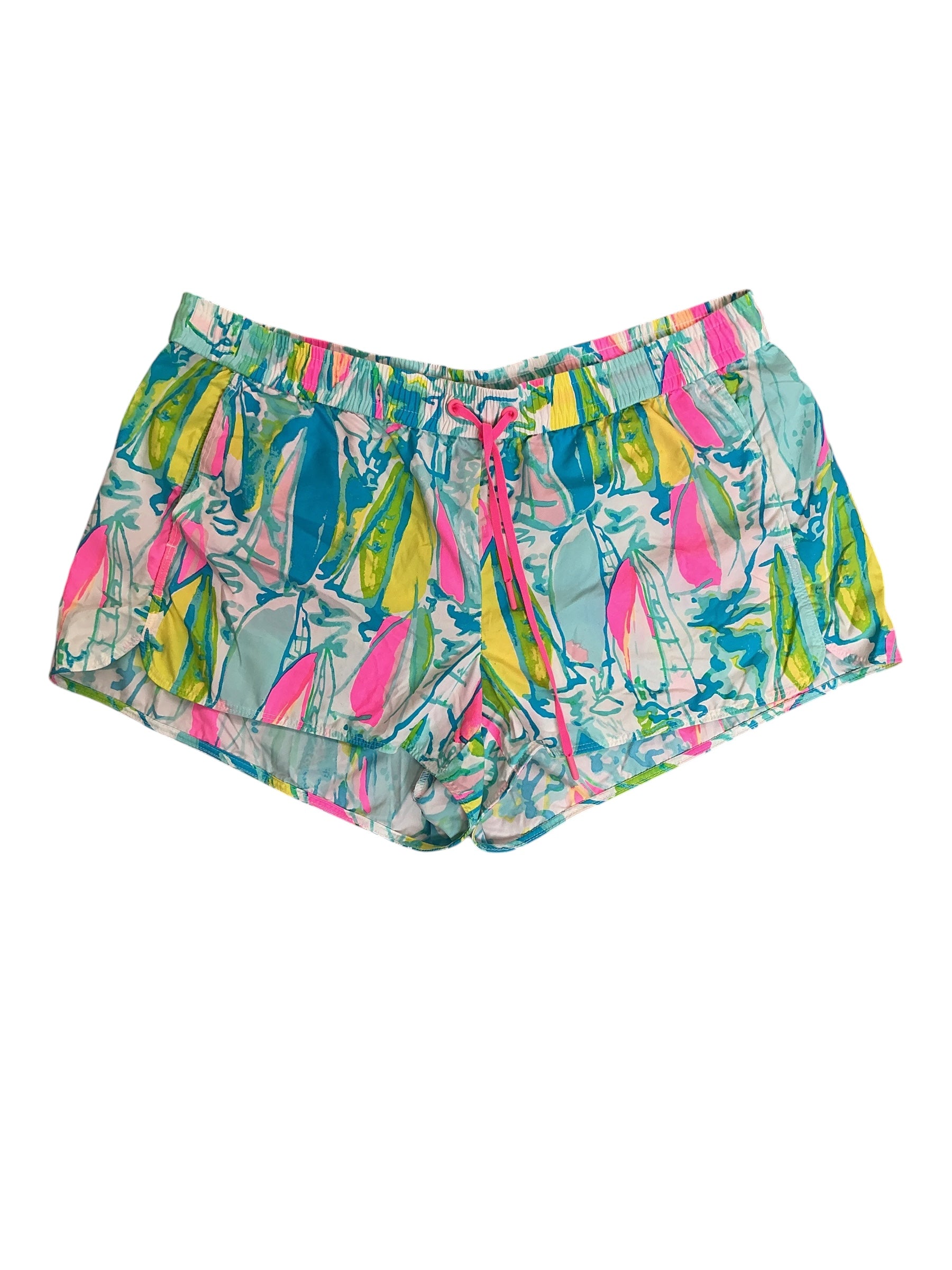 Lilly Pulitzer Run Around Ocean Trail Shorts Beach And Bae - Size L