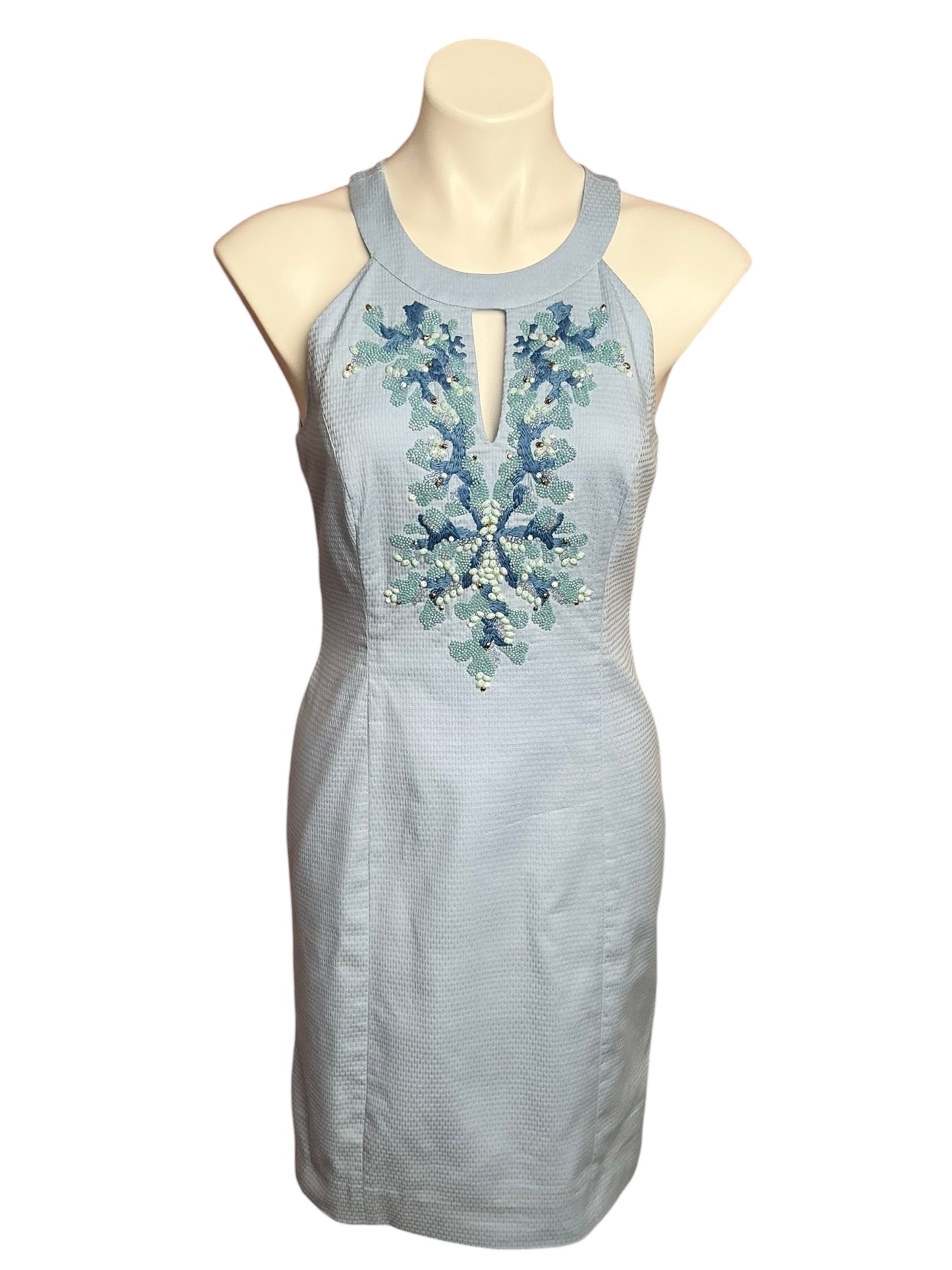 Lilly Pulitzer NWT Jena Stretch Shift Blue Peri Tint - Size 4