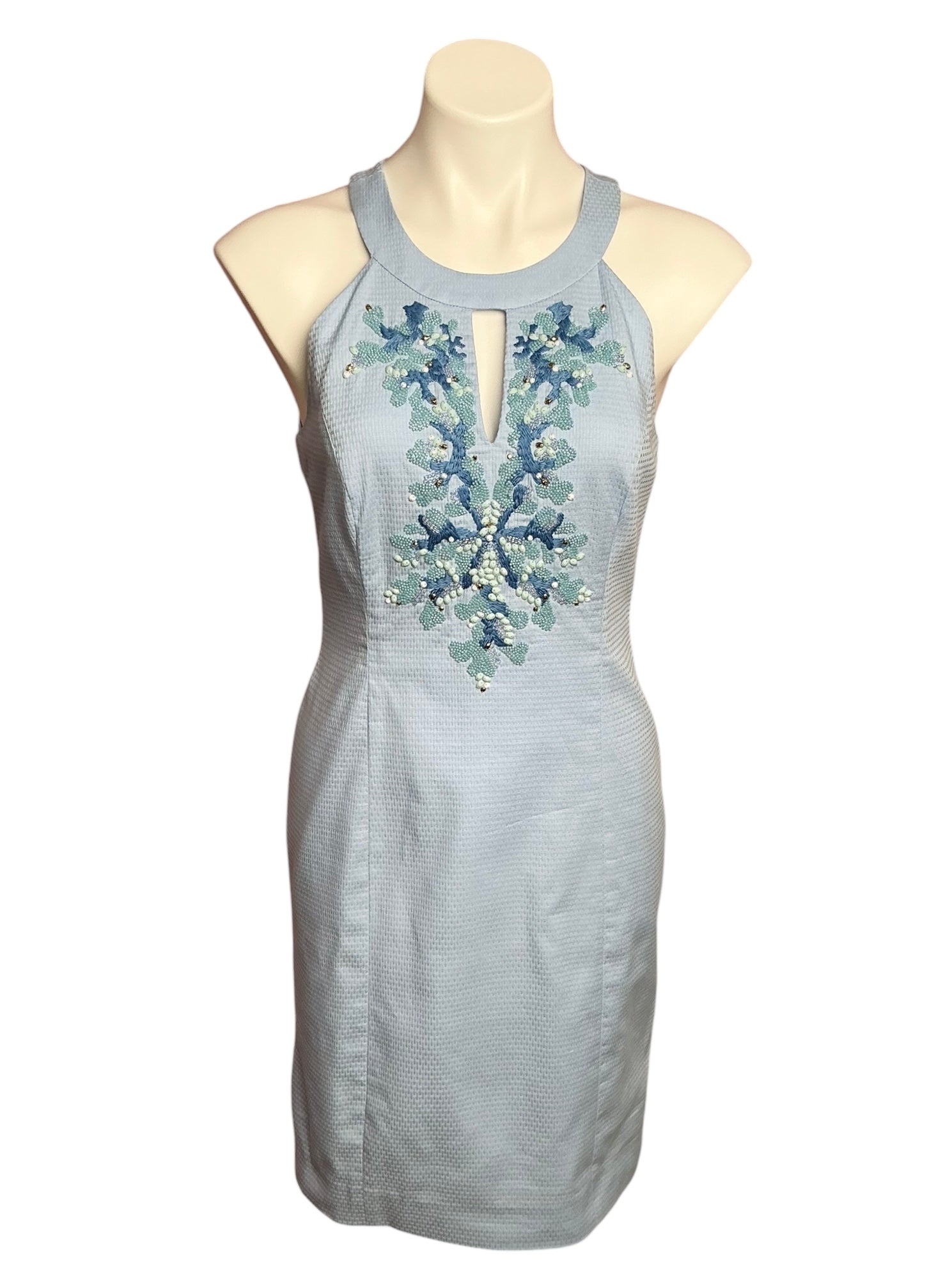 Lilly Pulitzer NWT Jena Stretch Shift Blue Peri Tint - Size 4