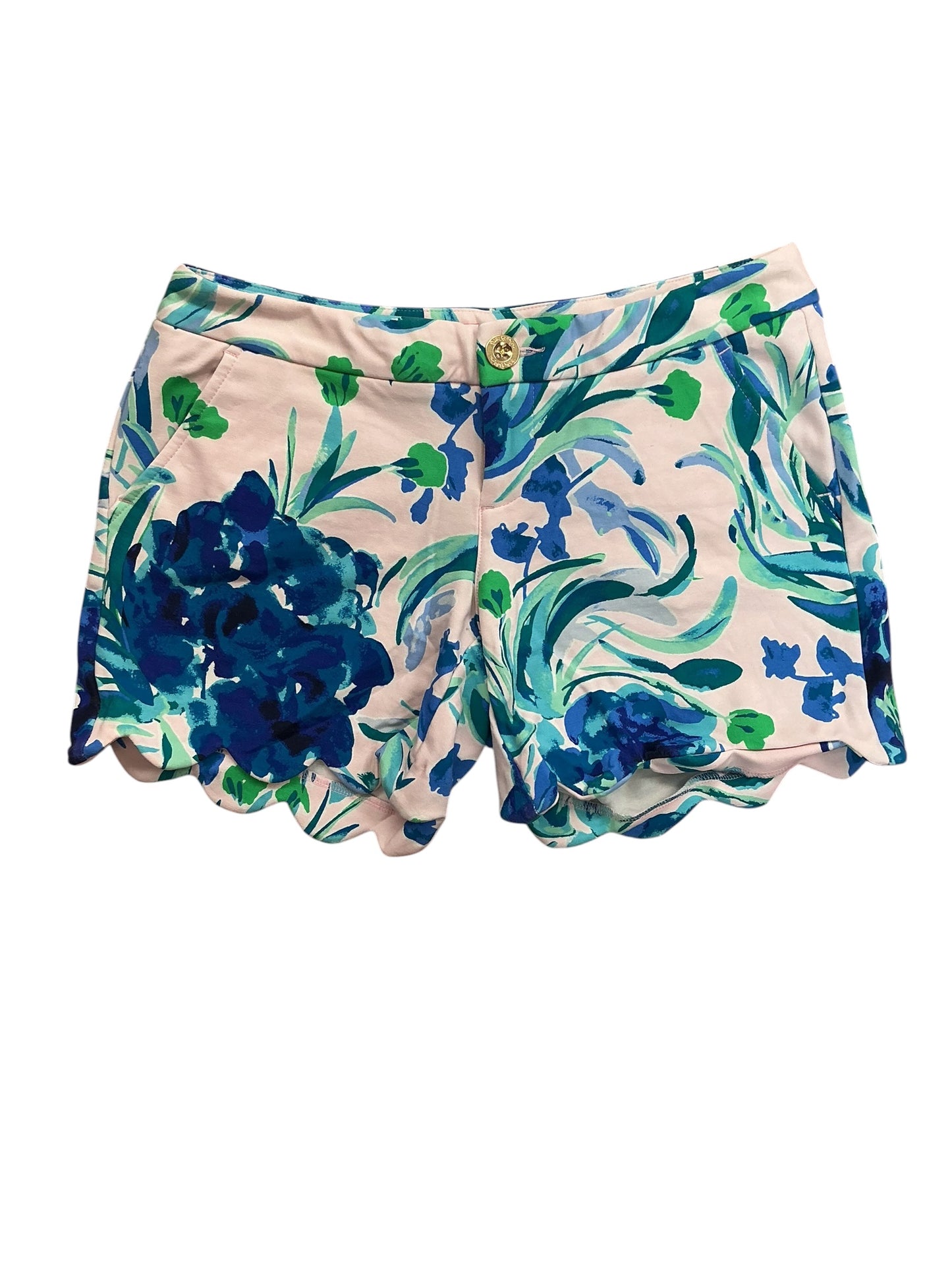 Lilly Pulitzer Buttercup Shorts Pink Tropics Tint Sweet Pea - Size 0