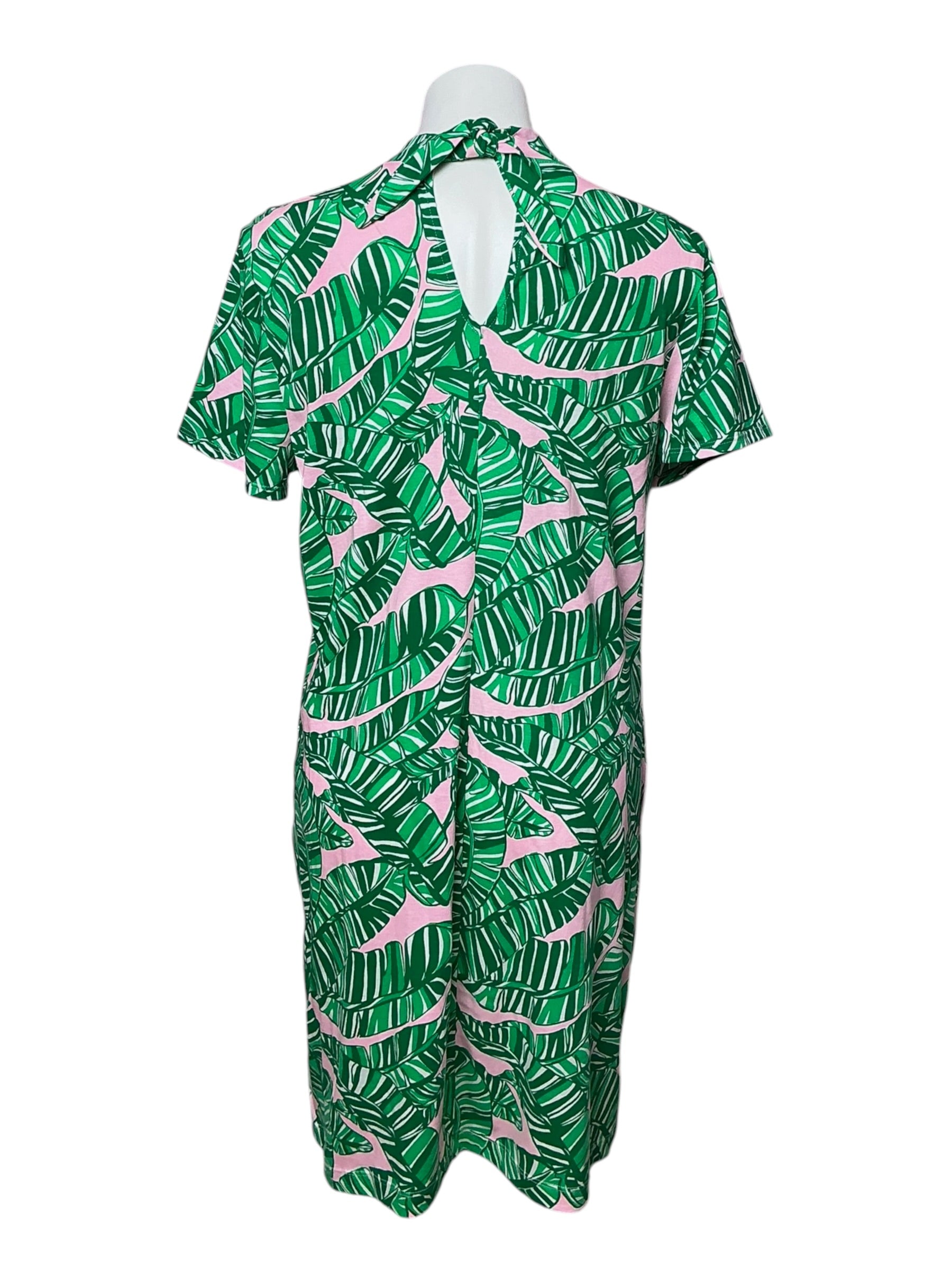 Lilly Pulitzer NWT Hallie Short Sleeve Dress Conch Shell Pink Lets Go Bananas - Size XL