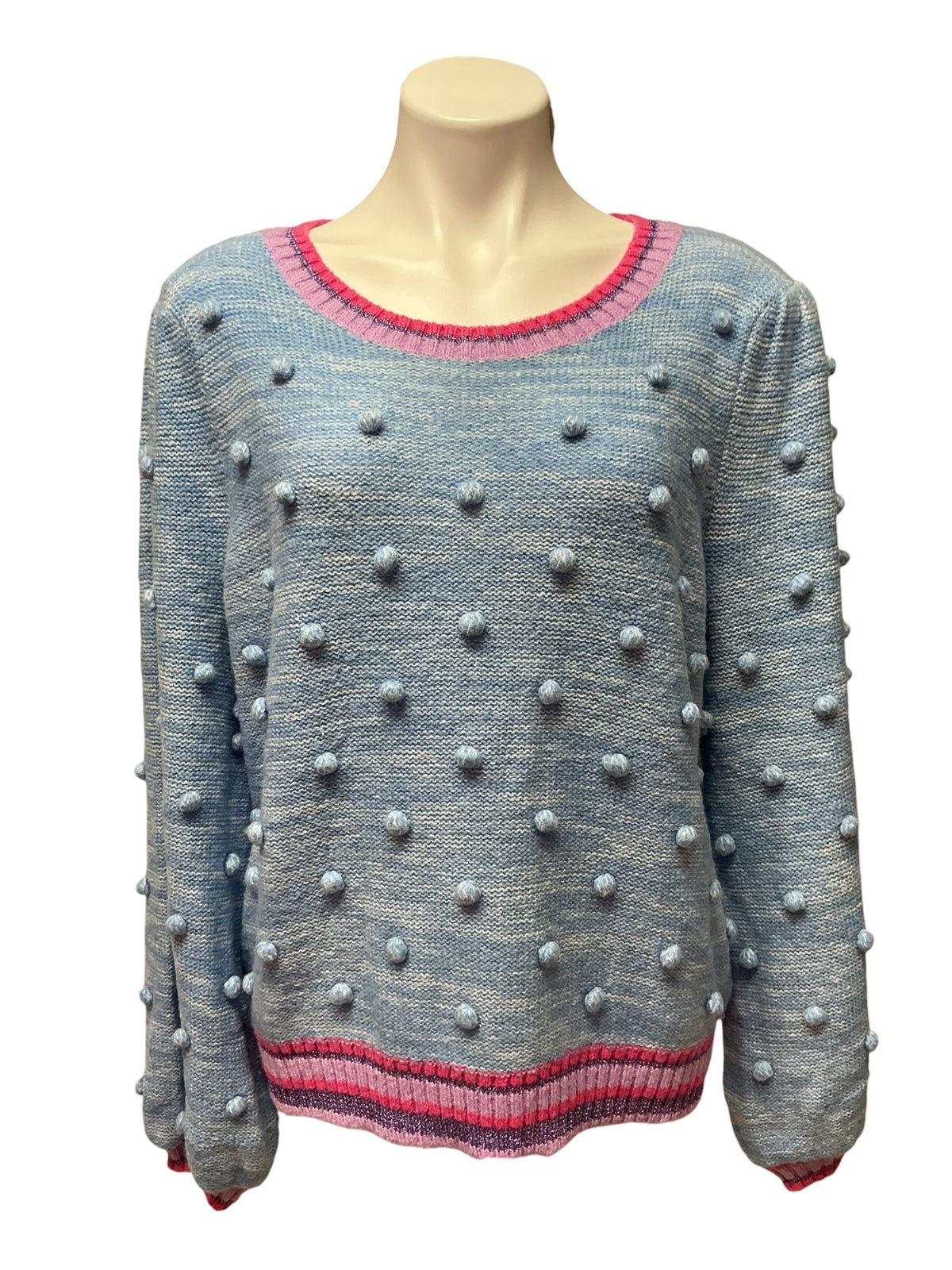 Lilly Pulitzer Verna Sweater Blue Peri Marl - Size xl