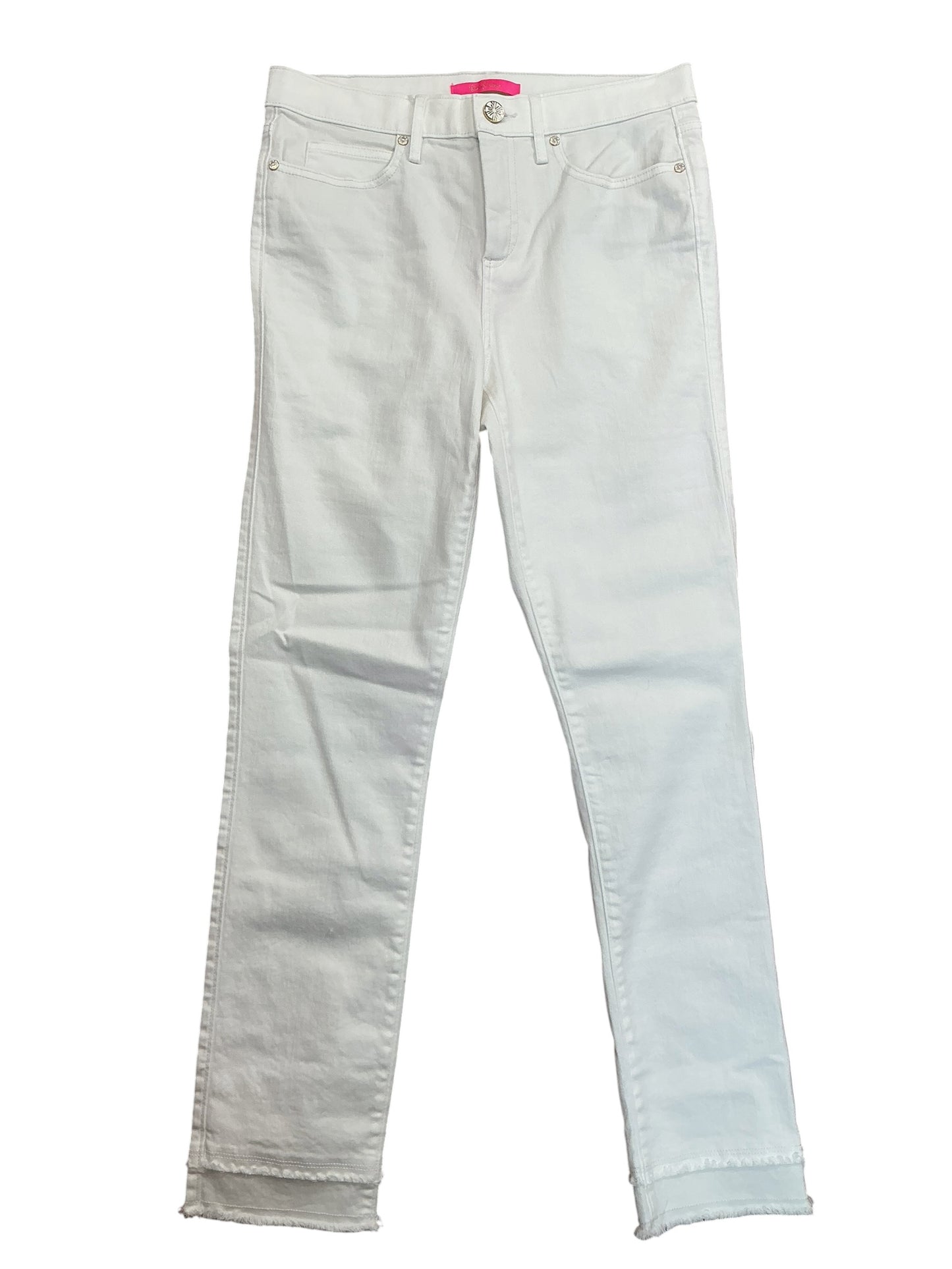 Lilly Pulitzer NWT South Ocean High Rise Pants Resort White - Size 6