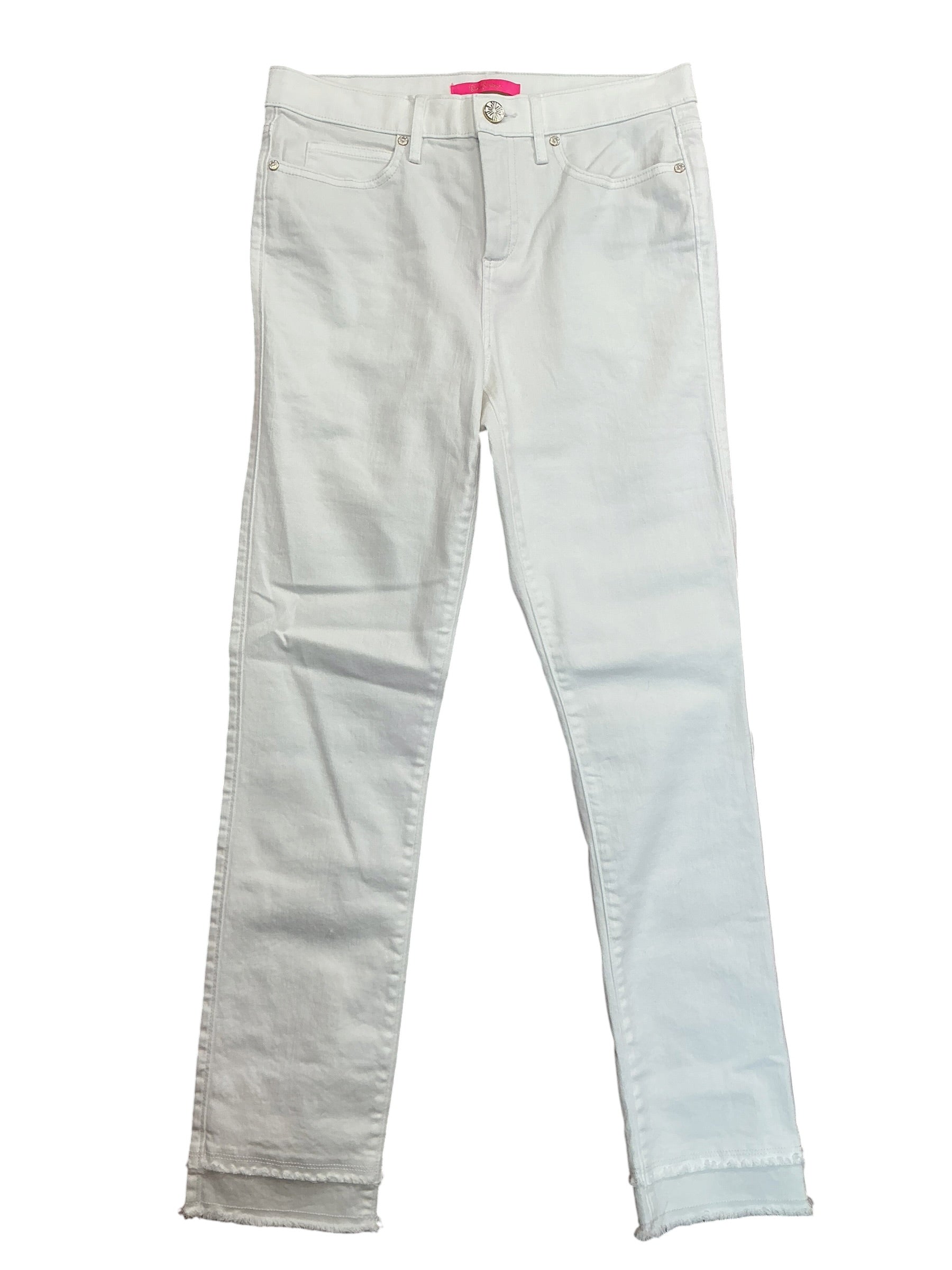 Lilly Pulitzer NWT South Ocean High Rise Pants Resort White - Size 6
