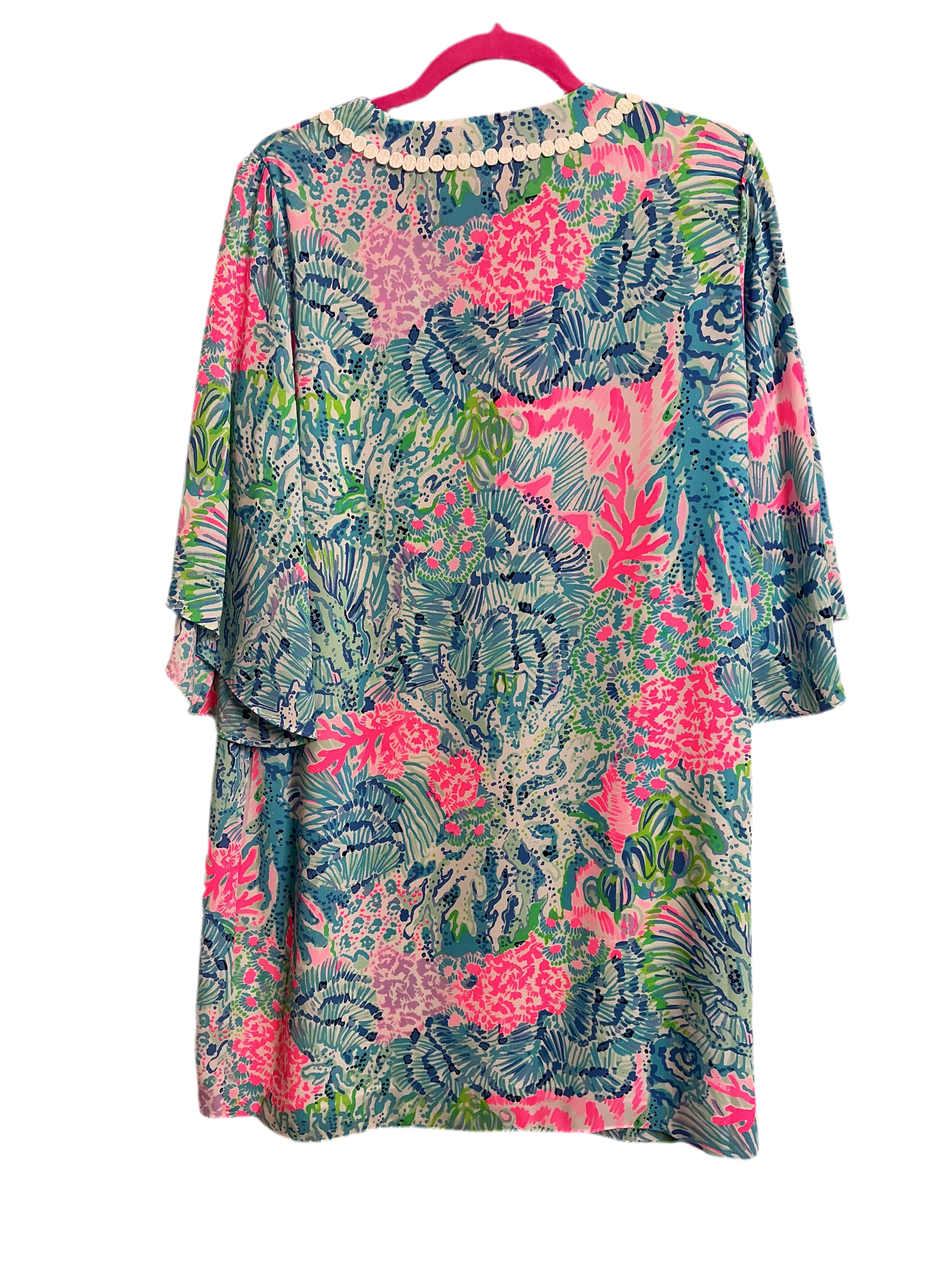 Lilly Pulitzer NWT Delancey Dress Multi Sink Or Swim - Size S