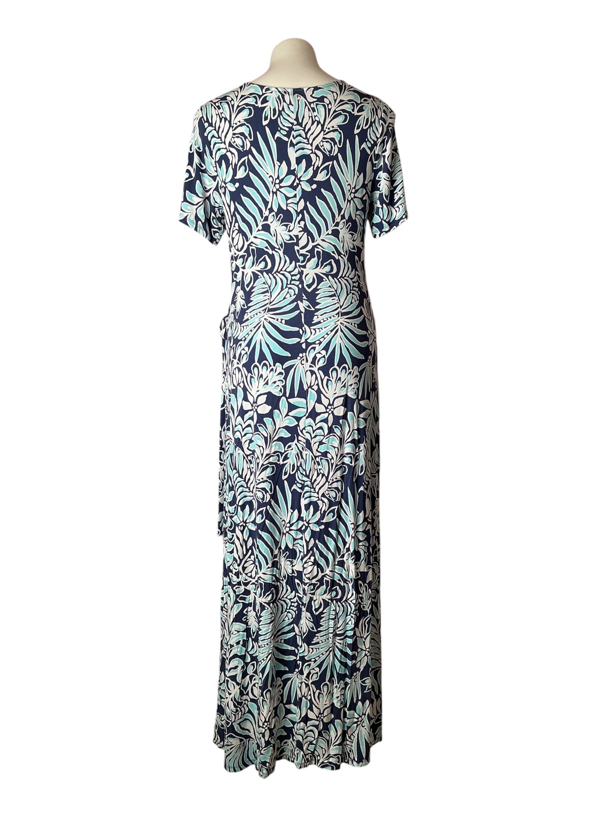 Lilly Pulitzer Chace Maxi Dress Sapphire Pool Summer Shorelines - Size L