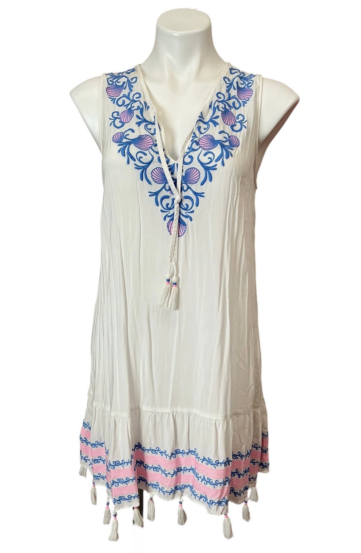Lilly Pulitzer Totti Coverup Resort White Cool As Shell - Size S