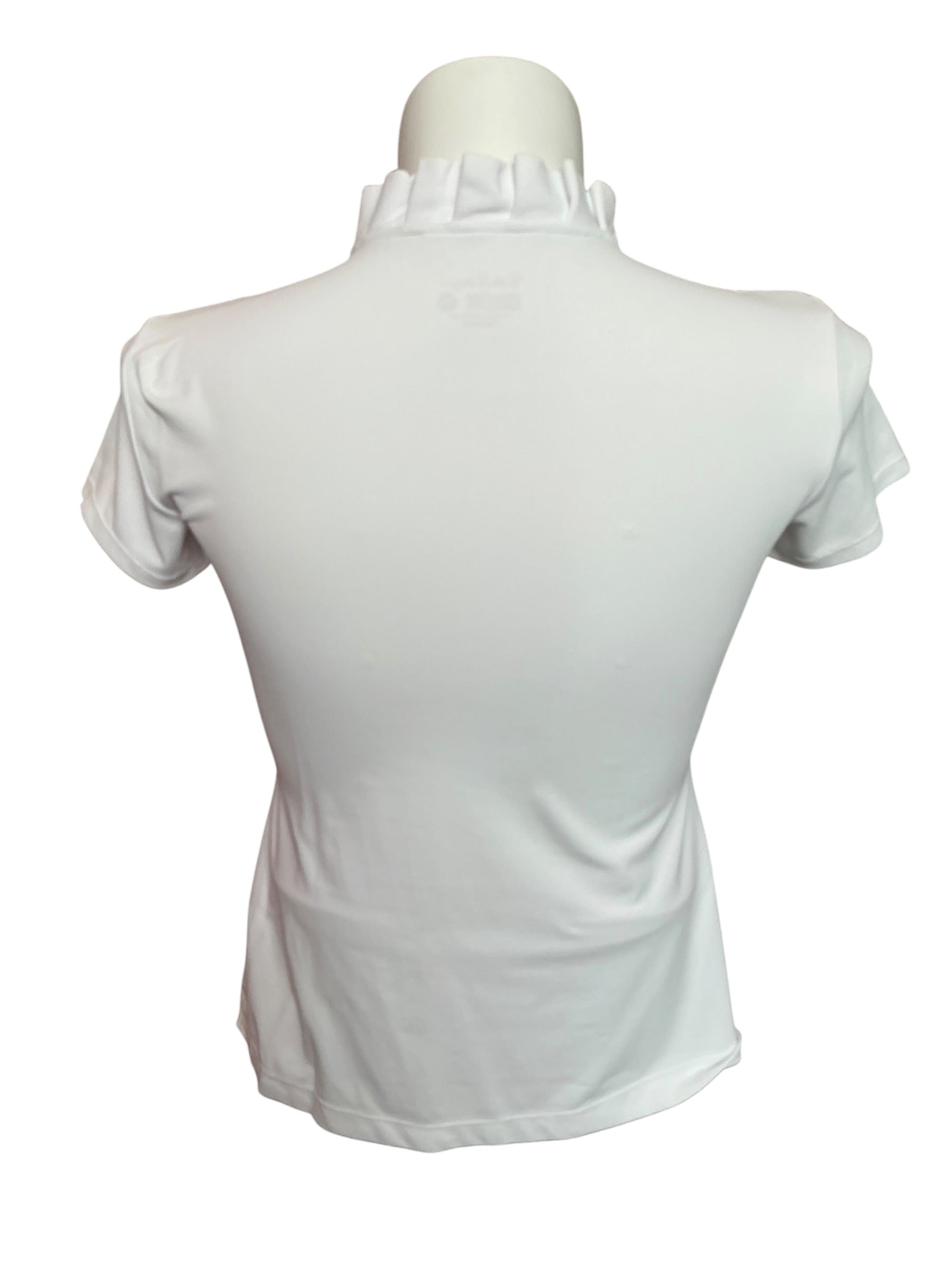 Lilly Pulitzer UPF 50+ Luxletic Frida Flower Polo Resort White - Size M