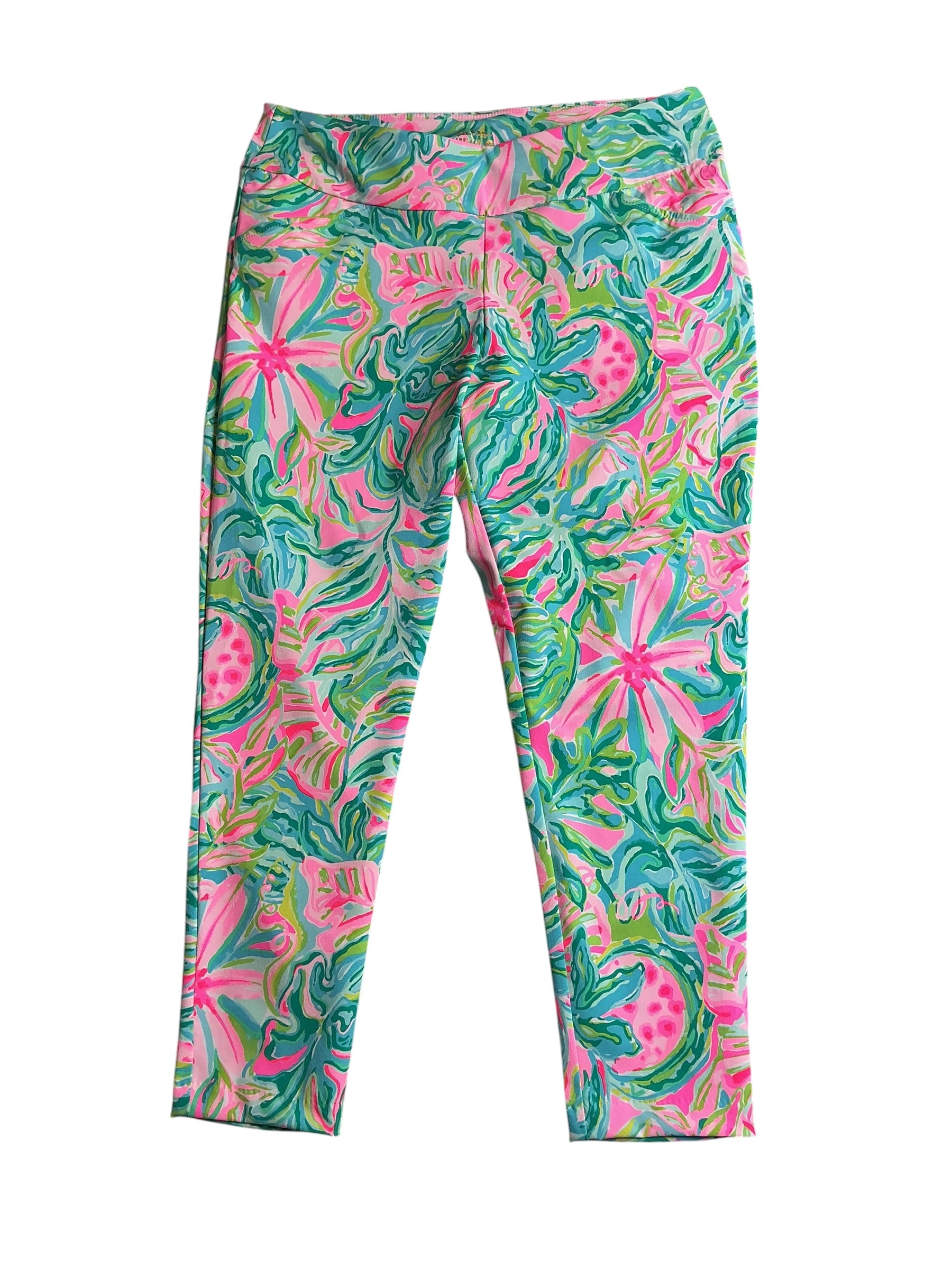 Lilly Pulitzer NWT Corso Pant UPF 50+ - Multi One In A Melon Golf - Size 16