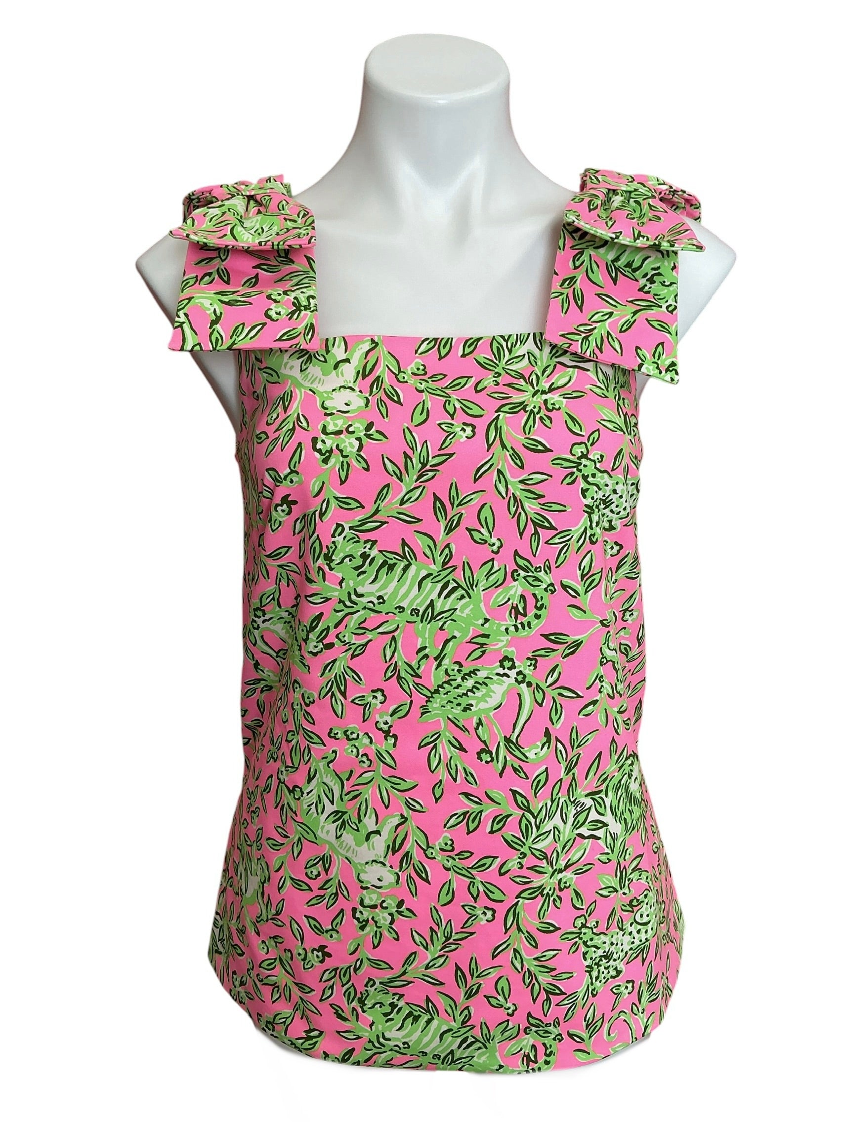 Lilly Pulitzer NWT Anders Tunic Rousseau Pink Mane Character Energy - Size 0