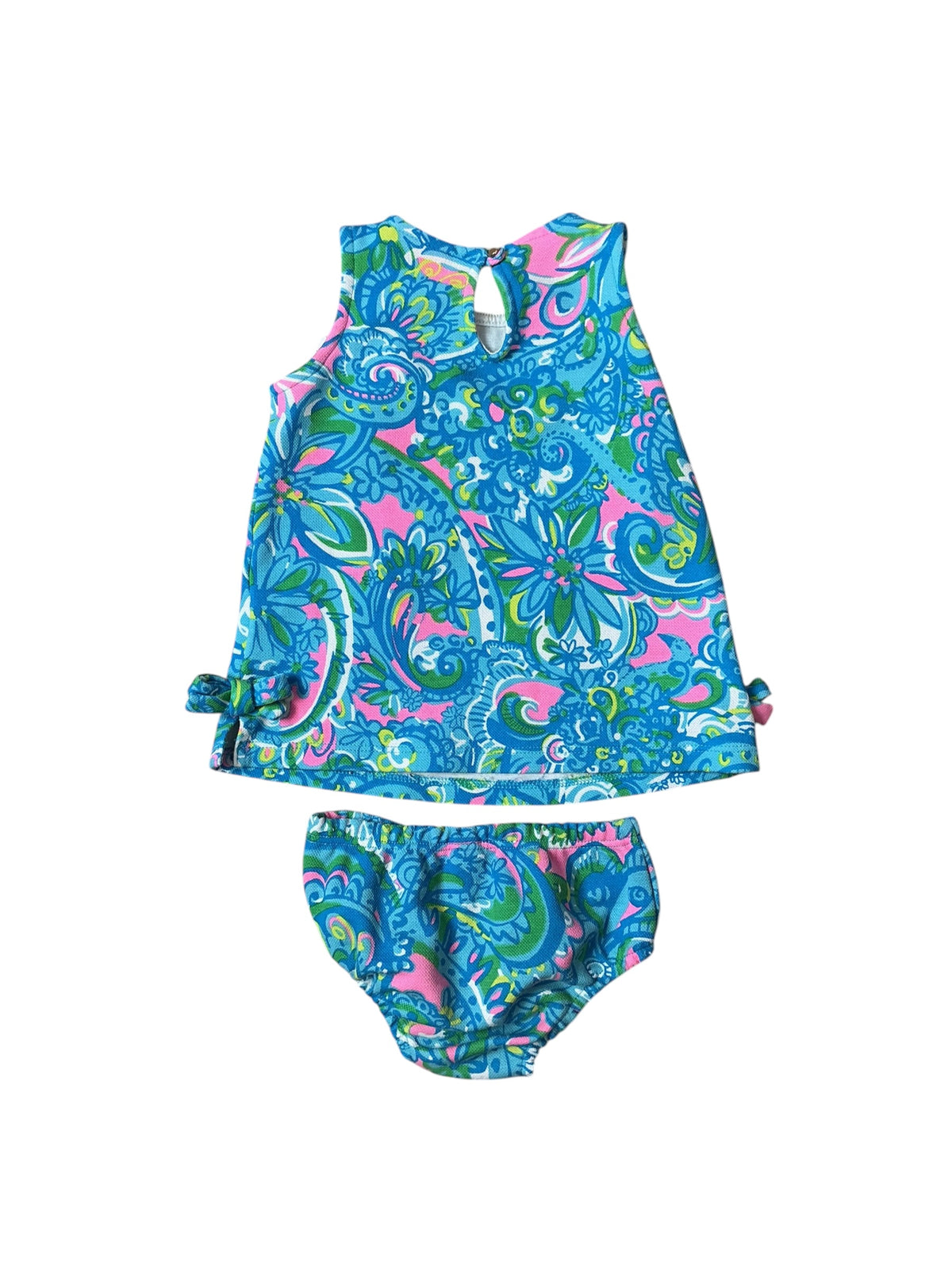 Lilly Pulitzer Baby Lilly Knit Shift Dress Spring in Your Step - Size 12-18 MO