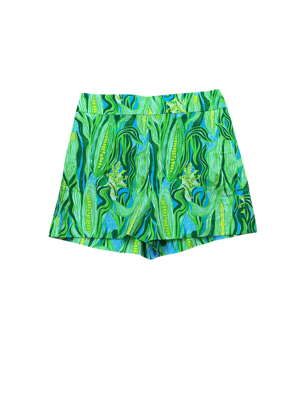 Lilly Pulitzer AS IS Michelina Mini Skort Turquoise Tide Sweet Corn - Size 8