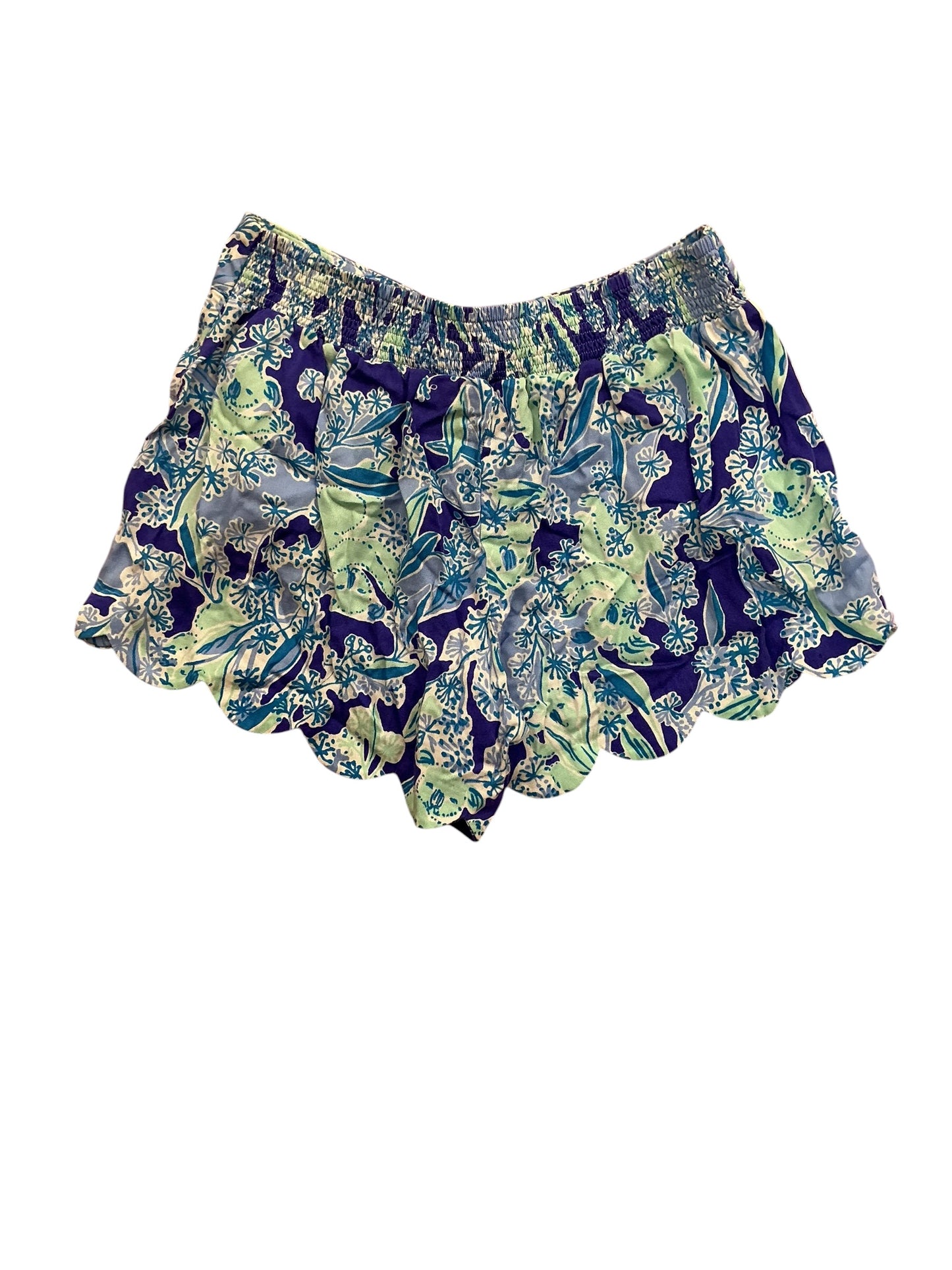 Lilly Pulitzer Kids Girls Dahlia Scalloped Shorts Koalafications - Size S