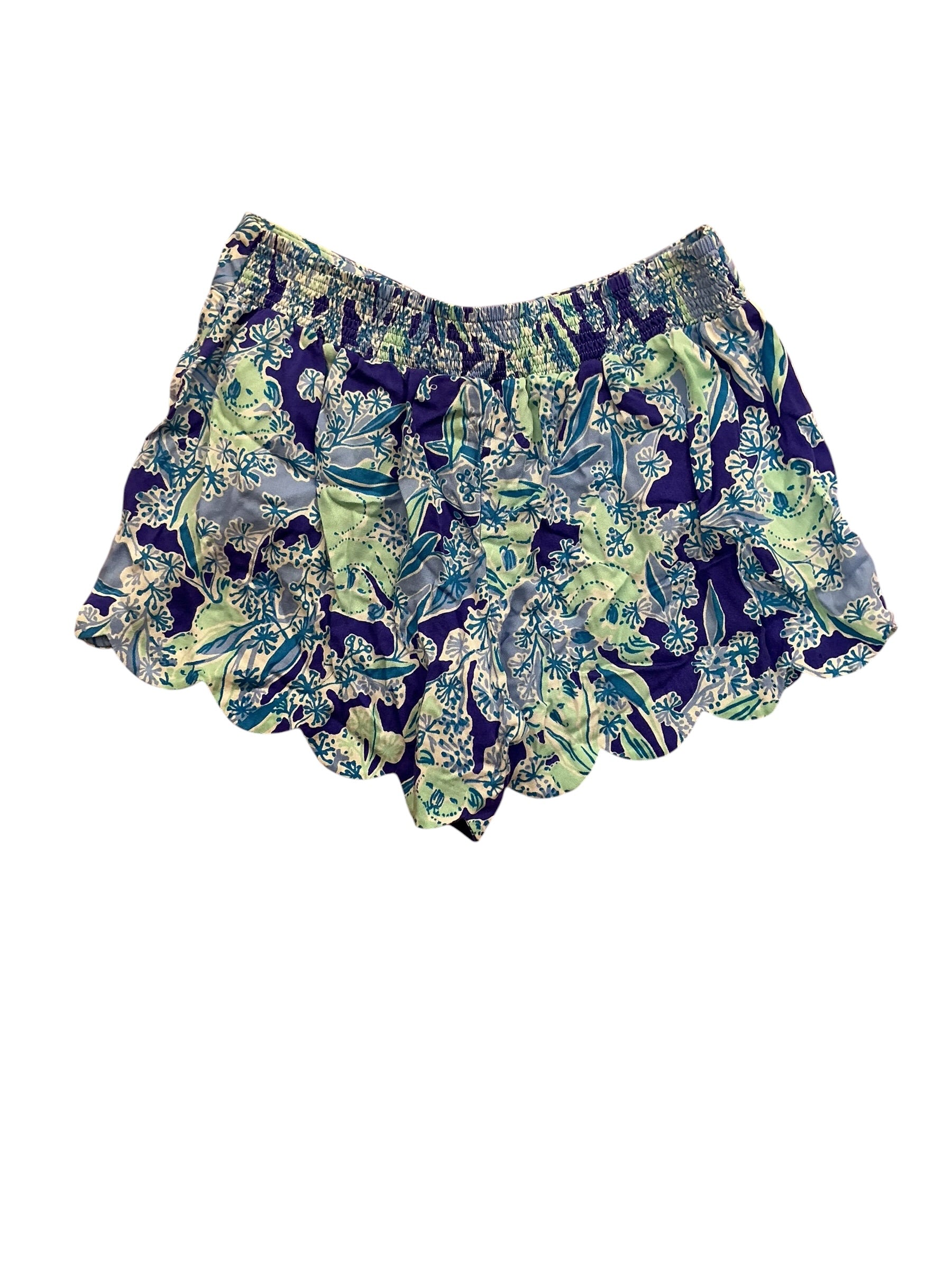 Lilly Pulitzer Kids Girls Dahlia Scalloped Shorts Koalafications - Size S