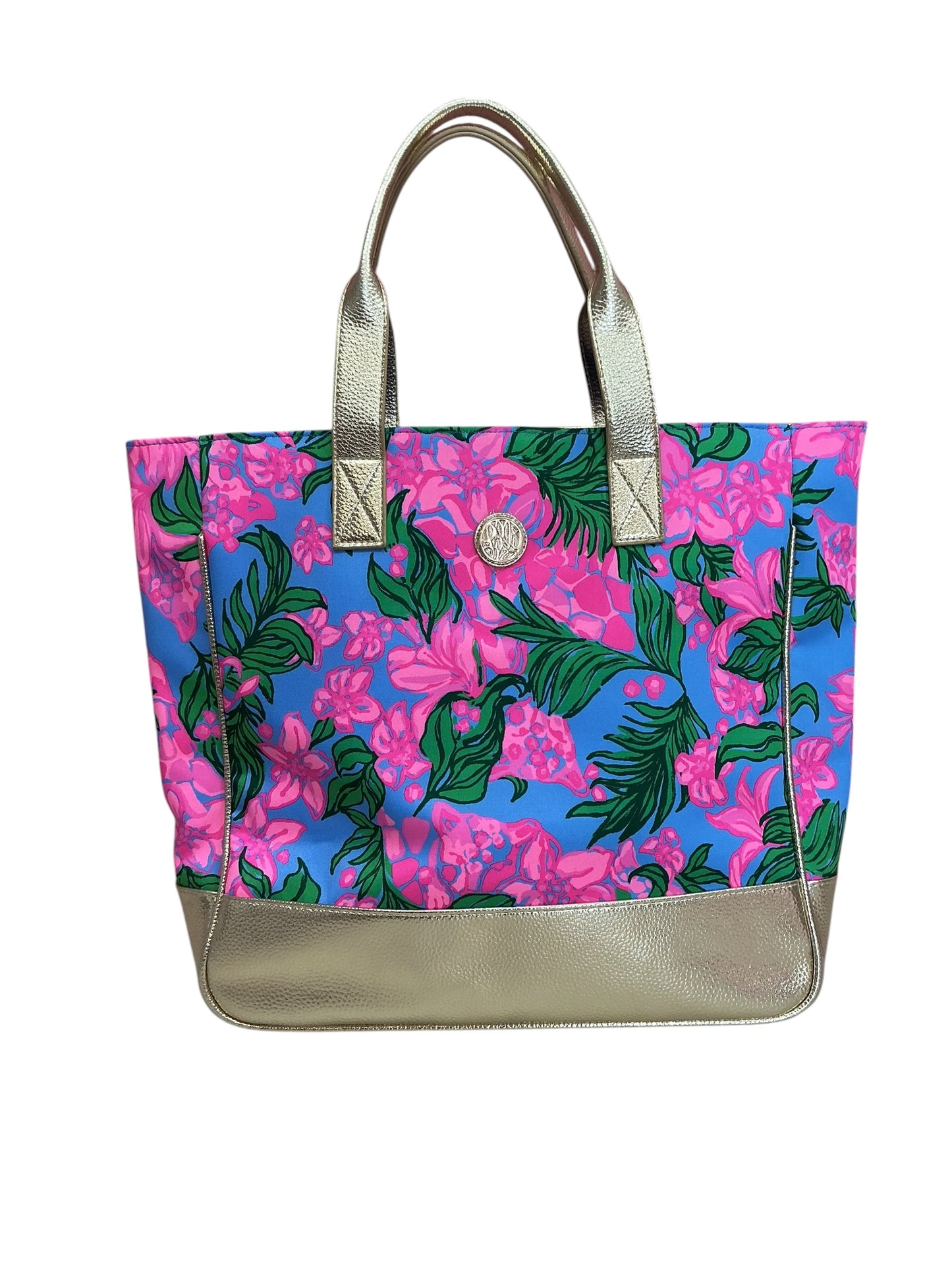 Lilly Pulitzer Art Tote Cerise Pink Safari Sunset