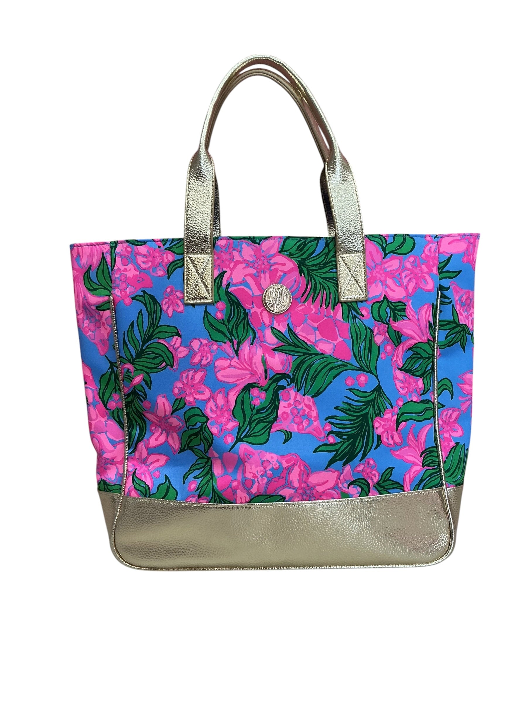 Lilly Pulitzer Art Tote Cerise Pink Safari Sunset