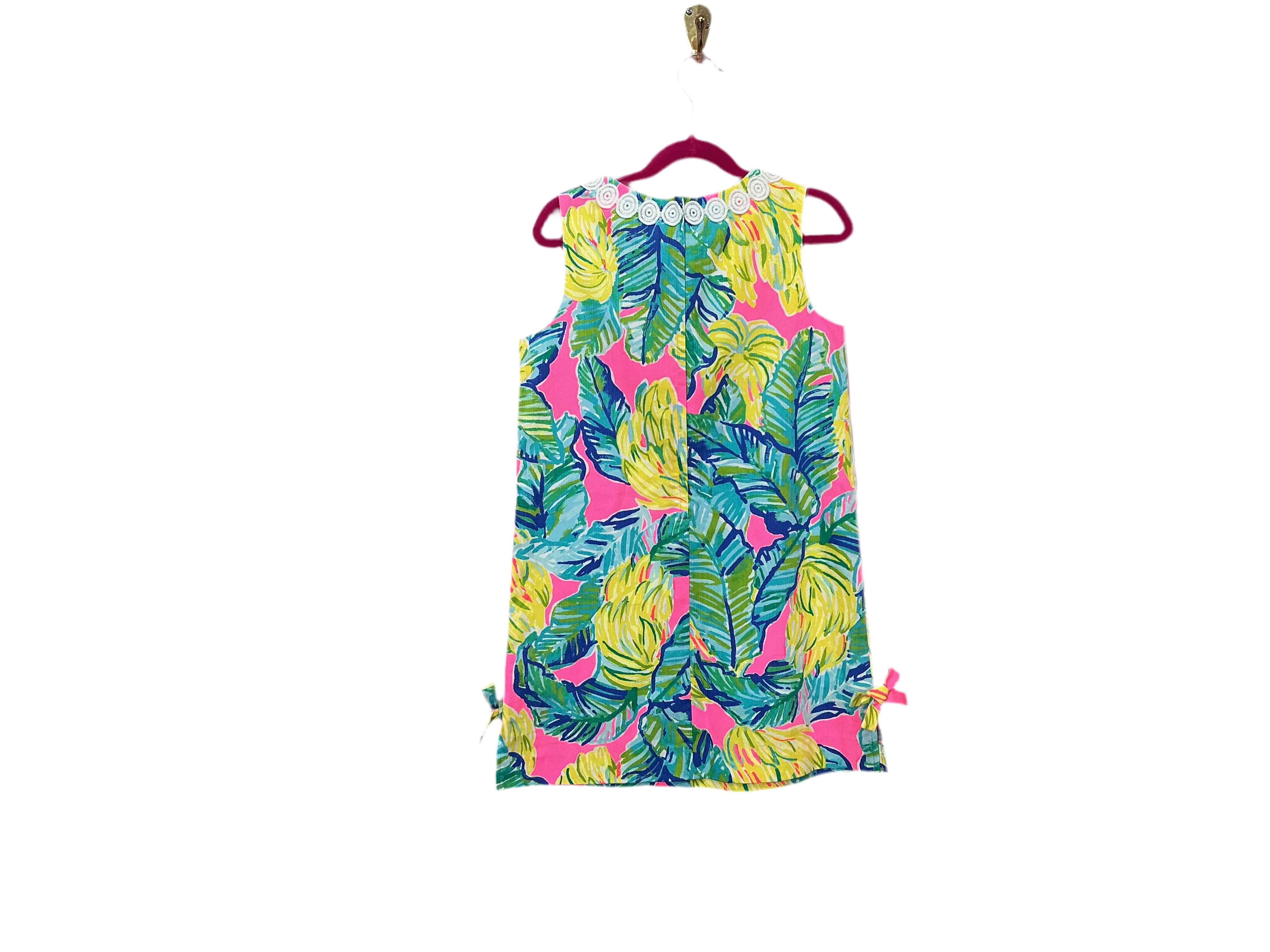 Lilly Pulitzer NWT Little Lilly Classical Shif Pink Sunset Local Flavor - Size 8