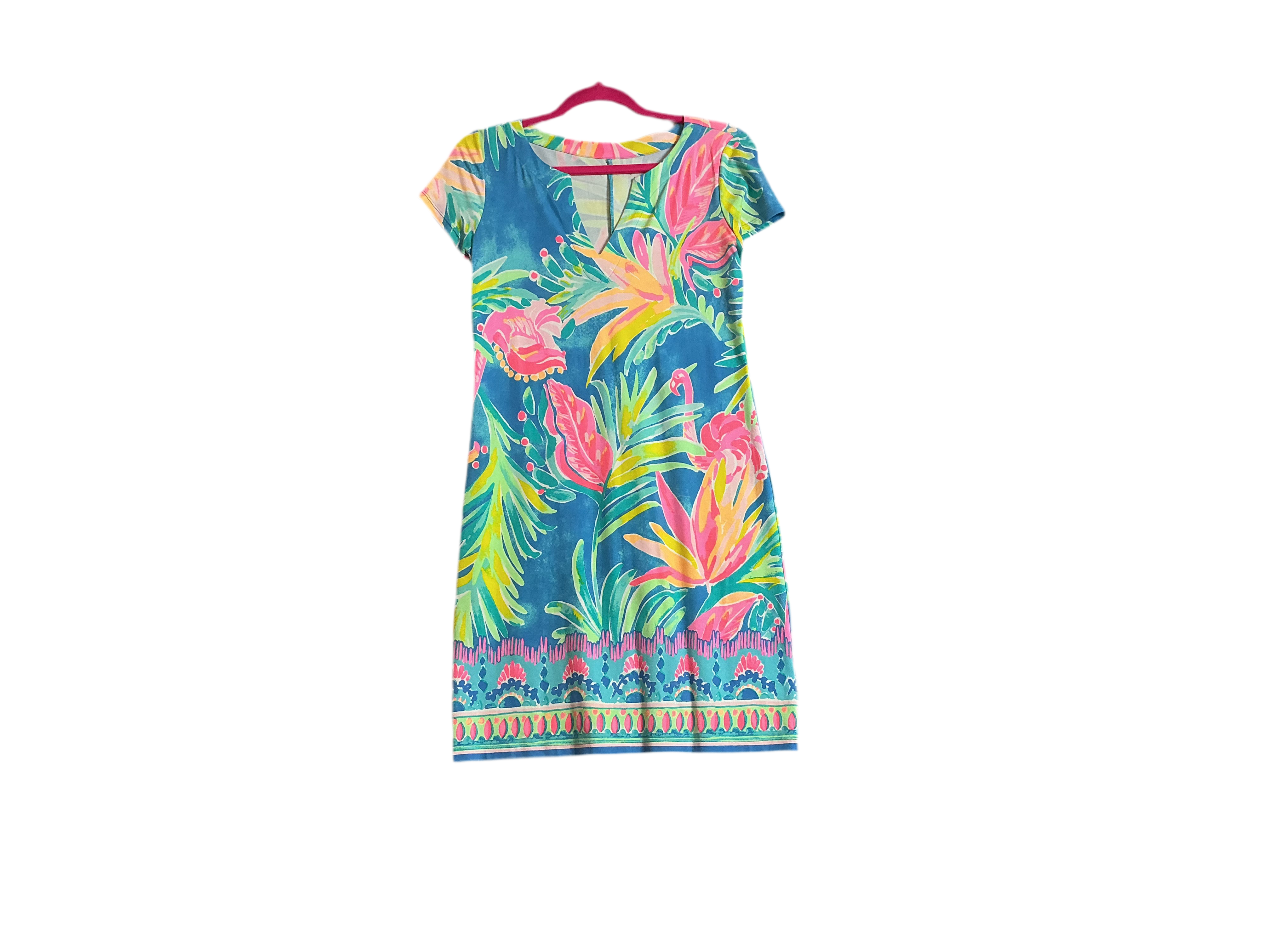 Lilly Pulitzer Sophiletta Dress Bennet Blue Showstopper UPF 50+ protection - Size XS