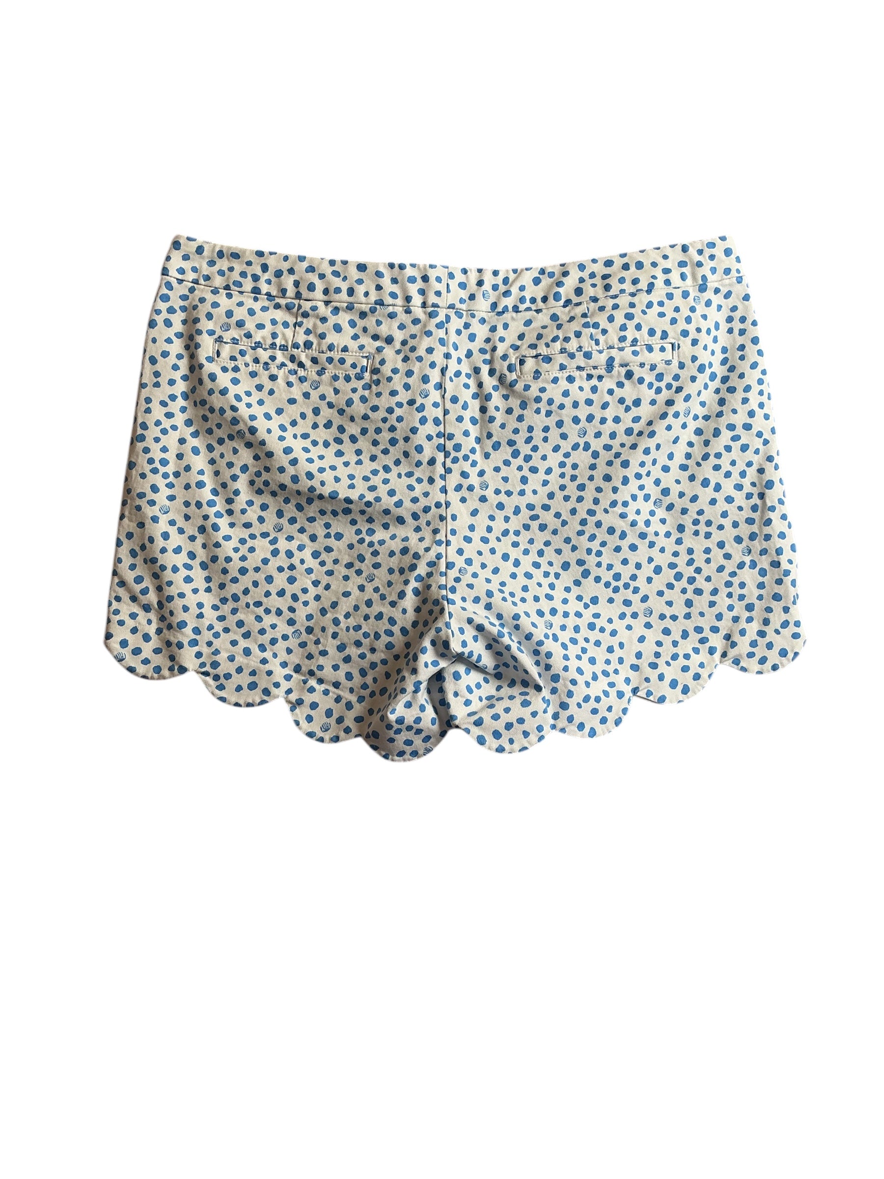Lilly Pulitzer Buttercup Stretch Shorts - Zanzibar Blue Lilly’s Dot Inverse - Size 16