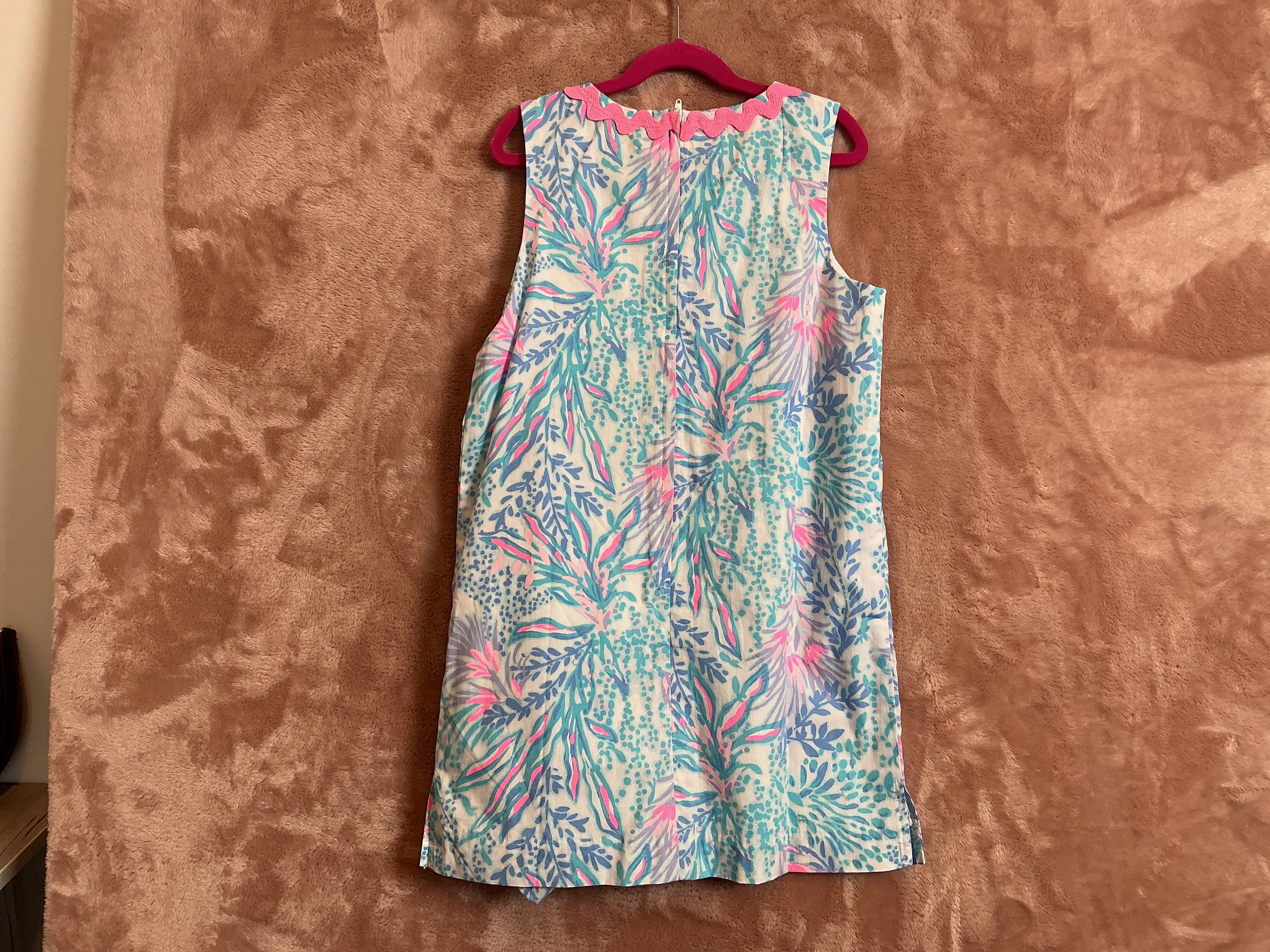 Lilly Pulitzer Mini Romey Shift Set Multi Via Del Mar - Size 14