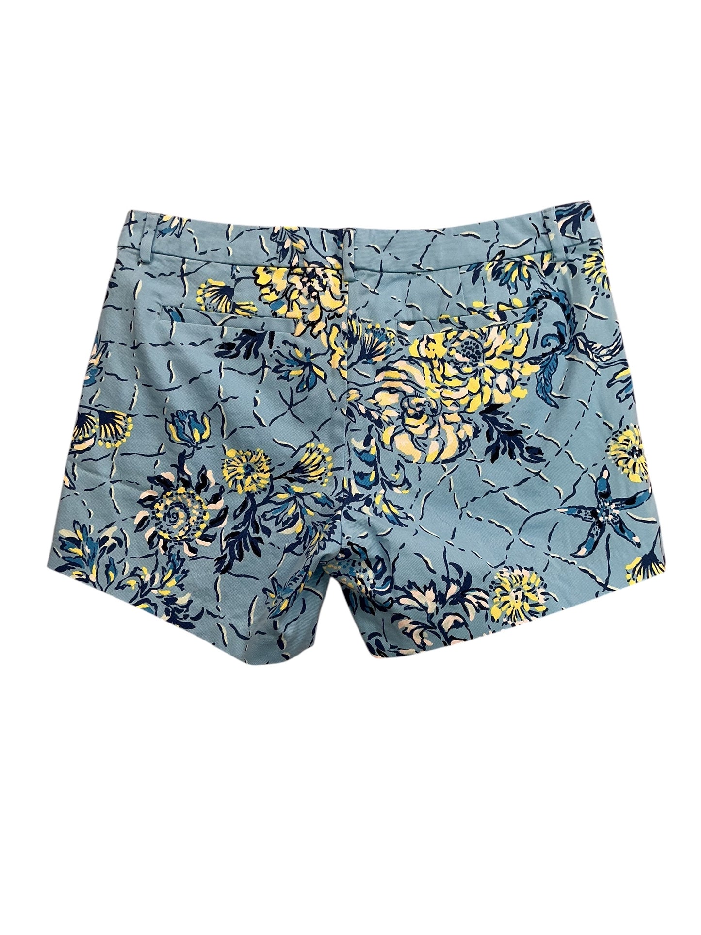 Lilly Pulitzer NWT Callahan Stretch Shorts Bellevue Blue Breakers Beach - Size 8