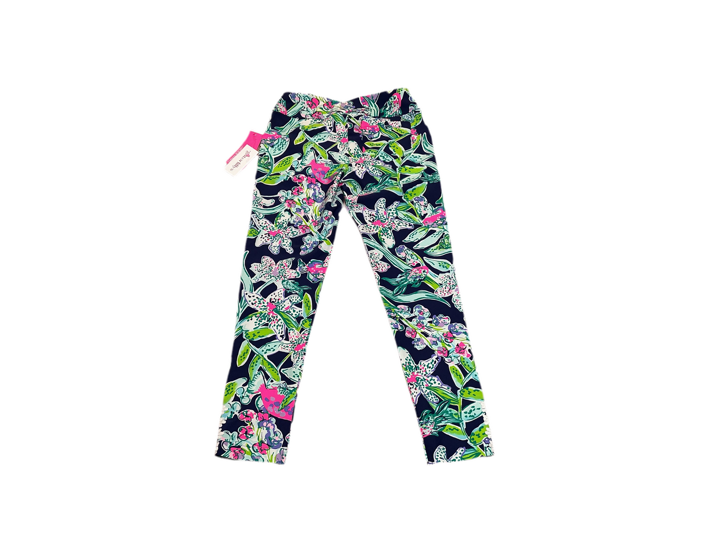 Lilly Pulitzer Fairway Performance Pant  NWT - Sway This Way - Bright Navy - Size 4