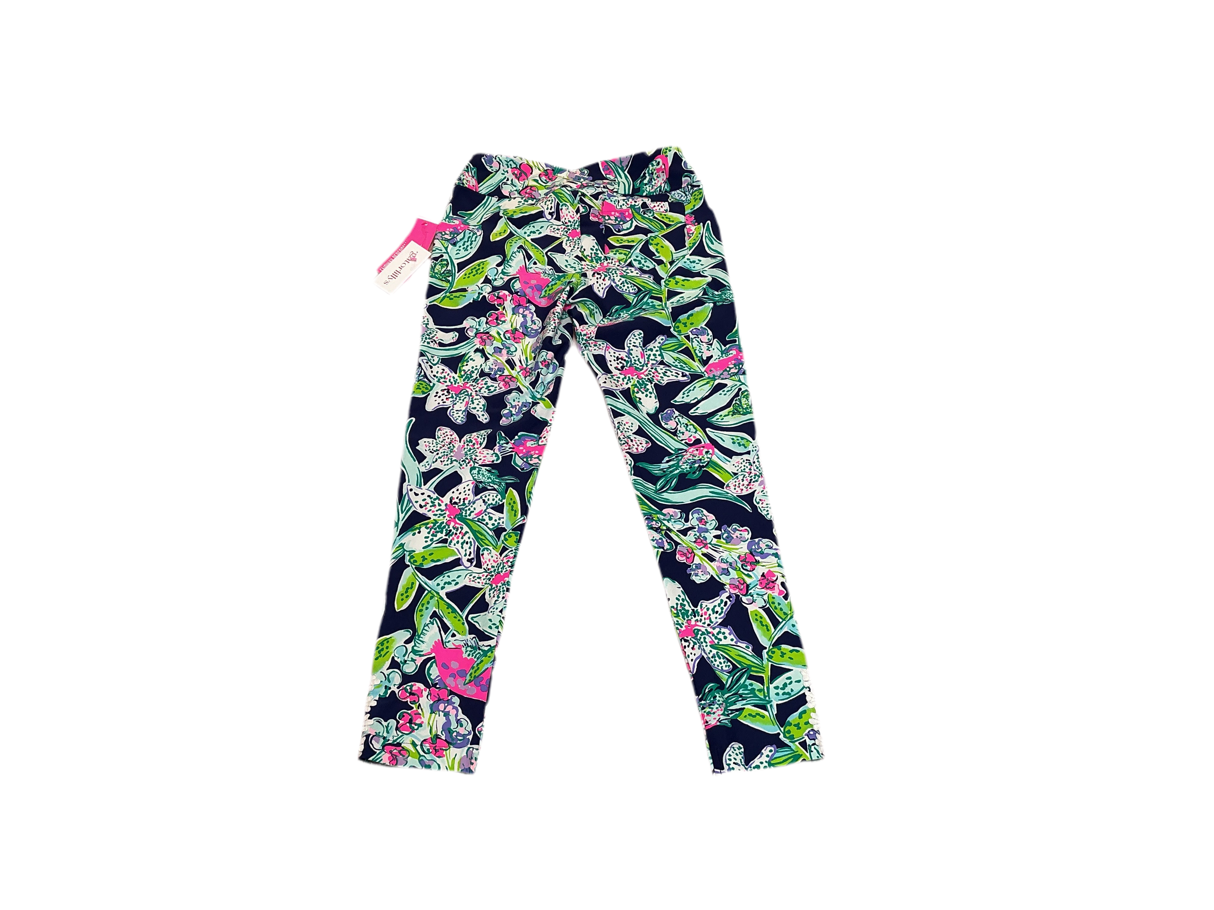 Lilly Pulitzer Fairway Performance Pant  NWT - Sway This Way - Bright Navy - Size 4