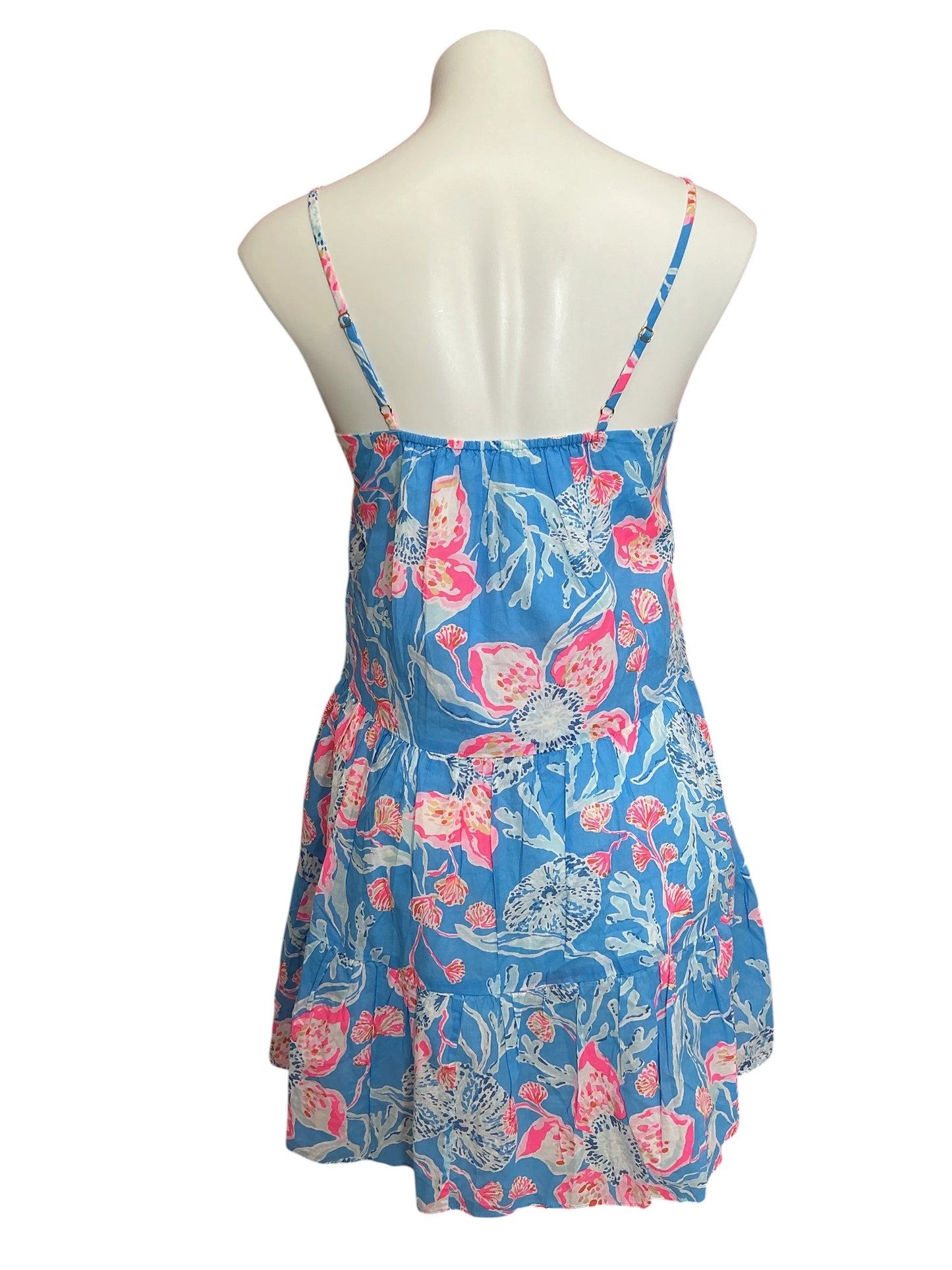 Lilly Pulitzer NWT Alessia Cotton Dress Multi Bahamian Rhapsody - Size S