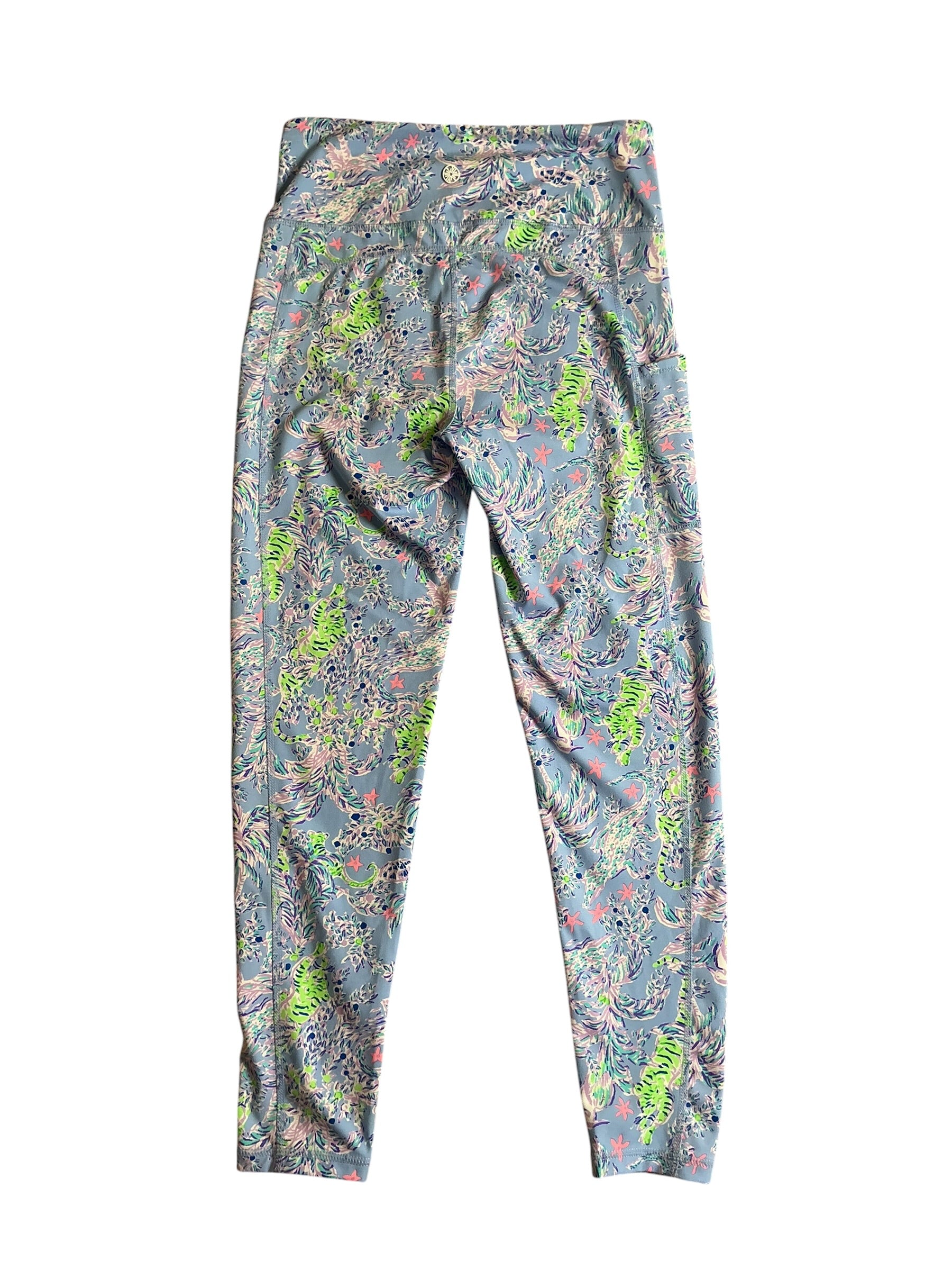 Lilly Pulitzer Weekender High Rise Legging Blue Peri - Size M