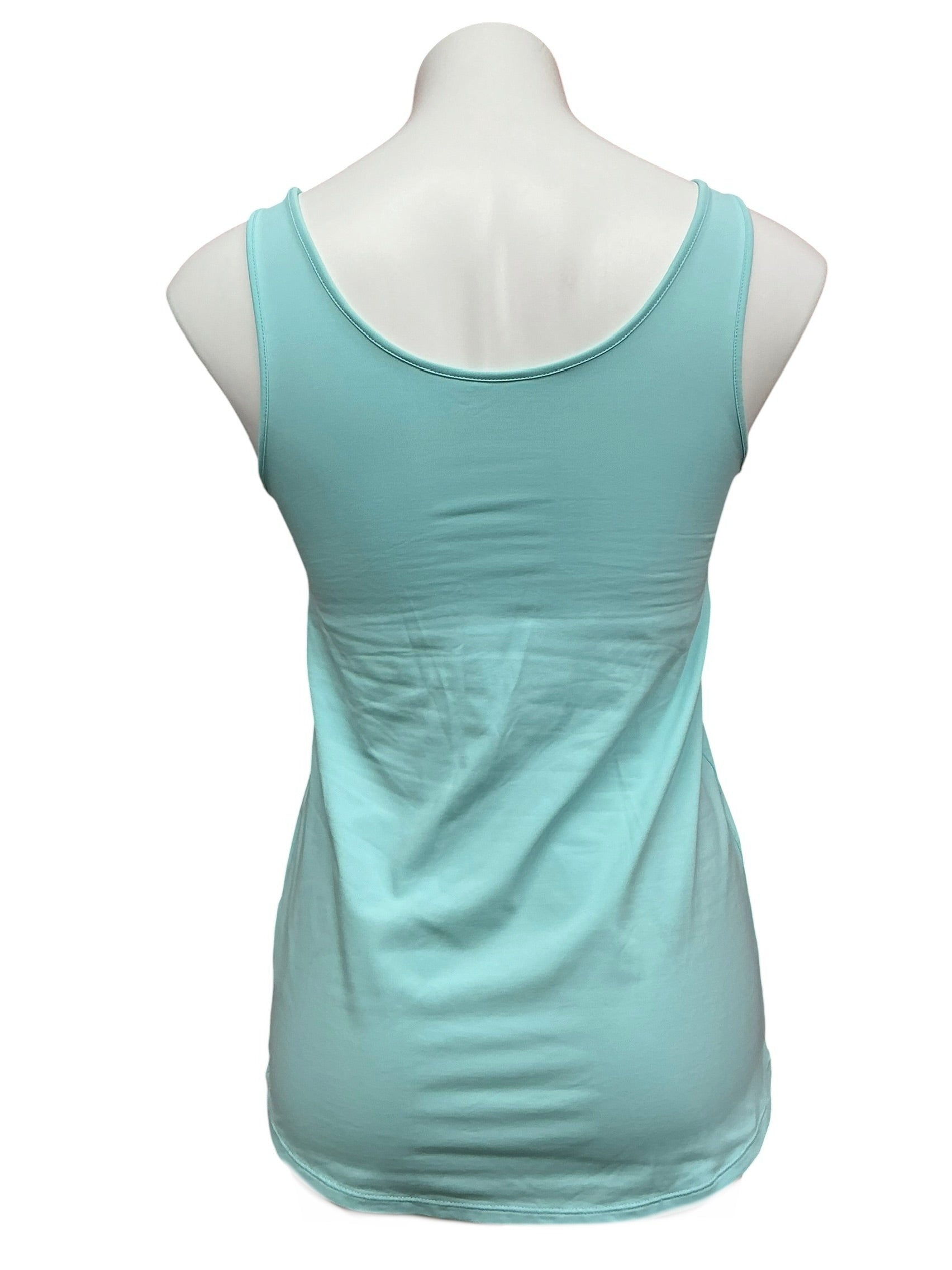 Lilly Pulitzer Halee Tank Top Solid Crystal Water - Size S