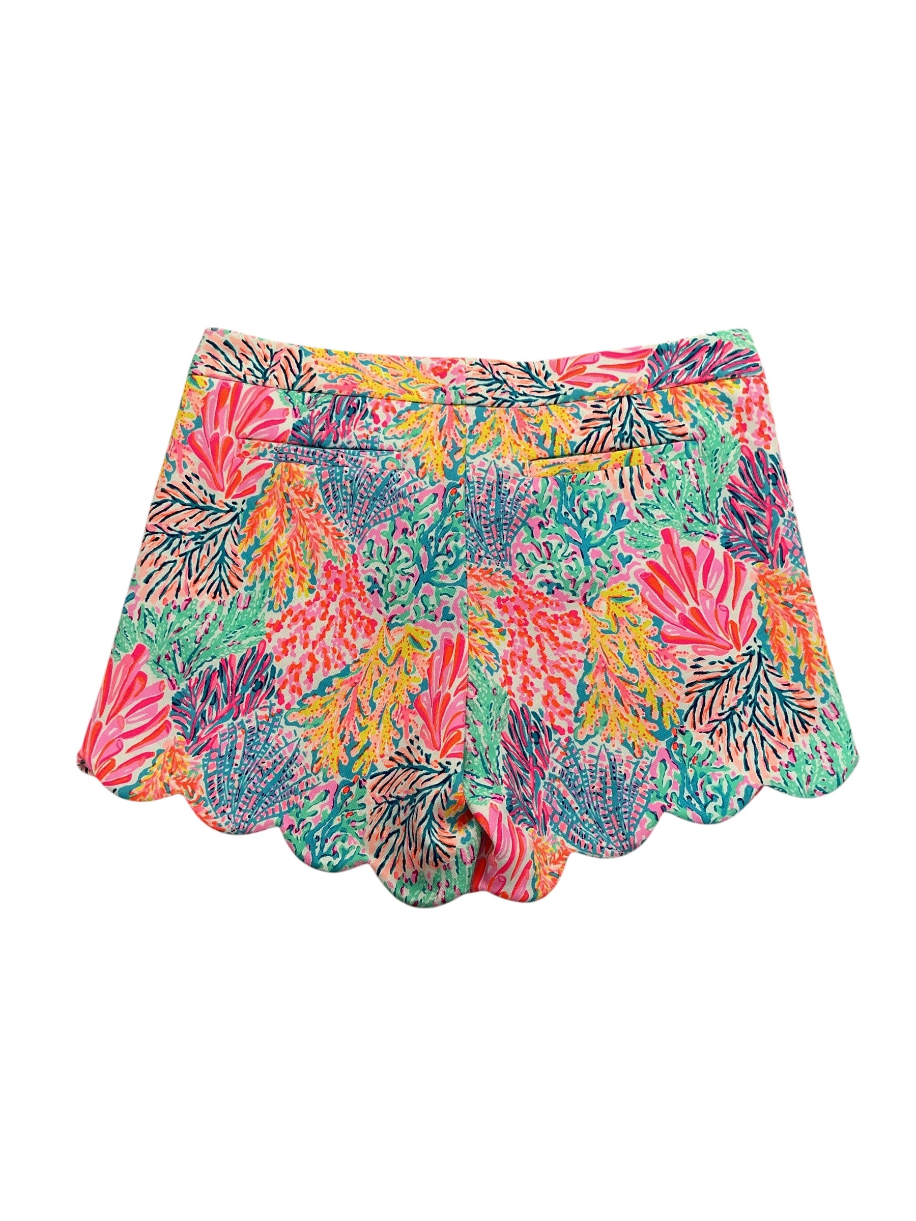 Lilly Pulitzer Buttercup Knit Shorts Multi Splashdance - Size 10