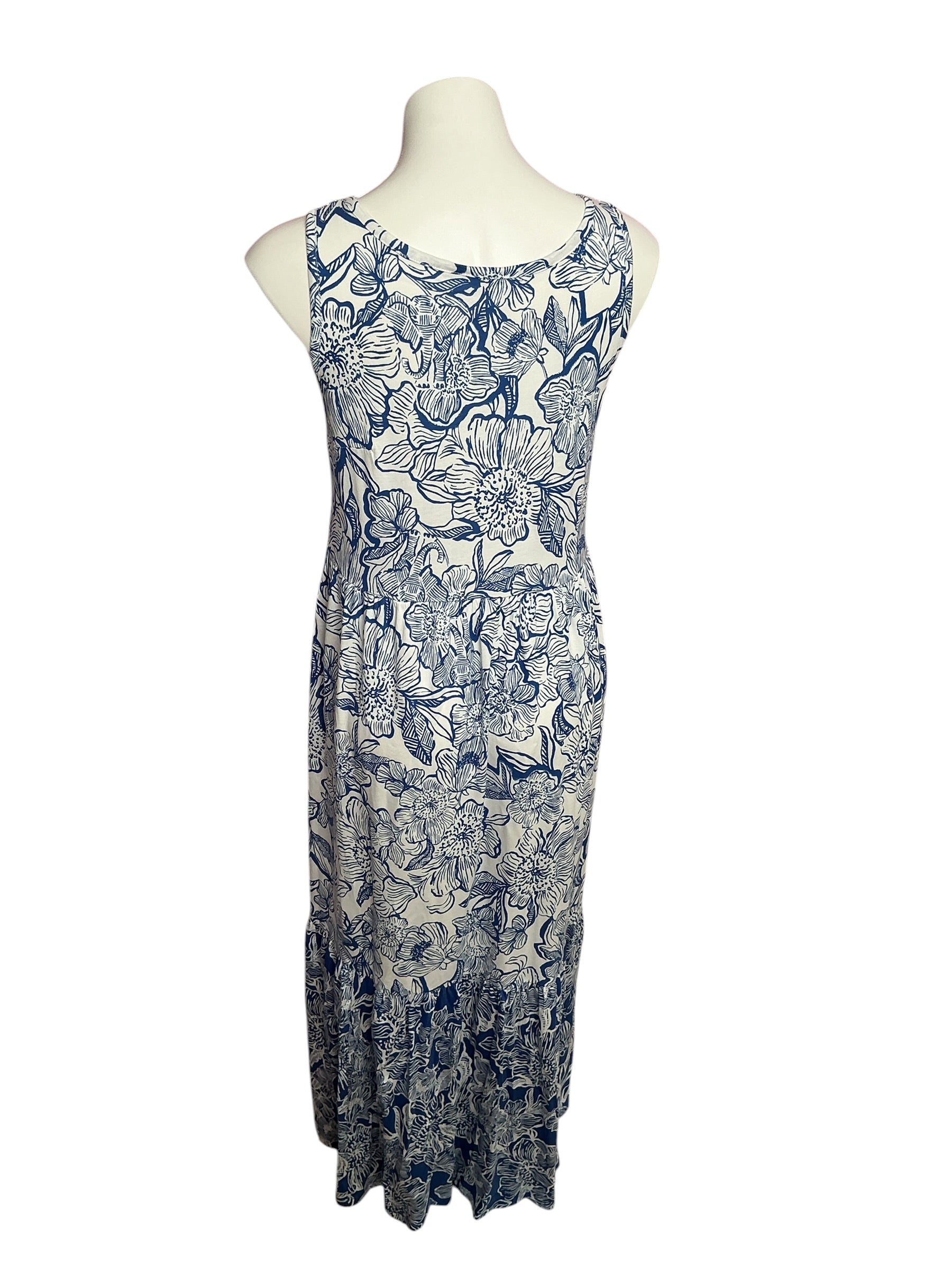 Lilly Pulitzer NWT Hayleigh Midi Dress Starlight Navy Unforgettable- Size S