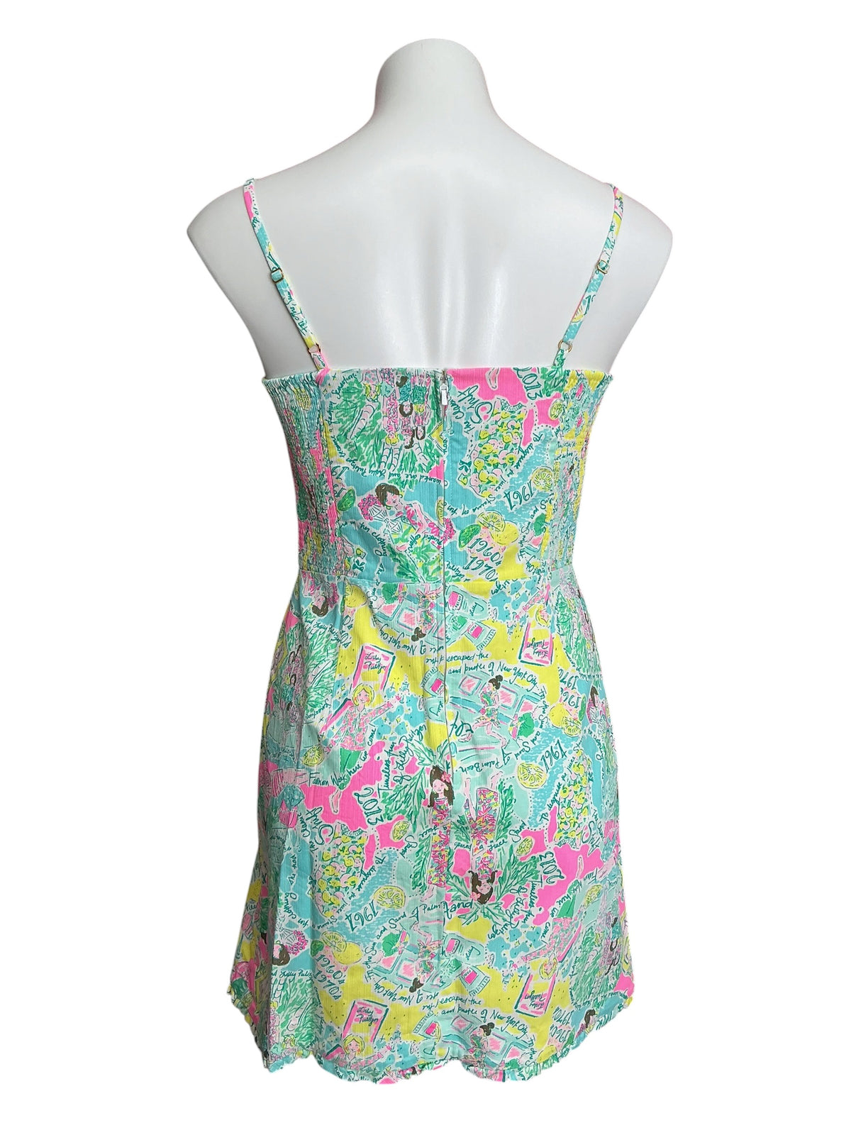 Lilly Pulitzer Jesse Romper In The Beginning - Size 4