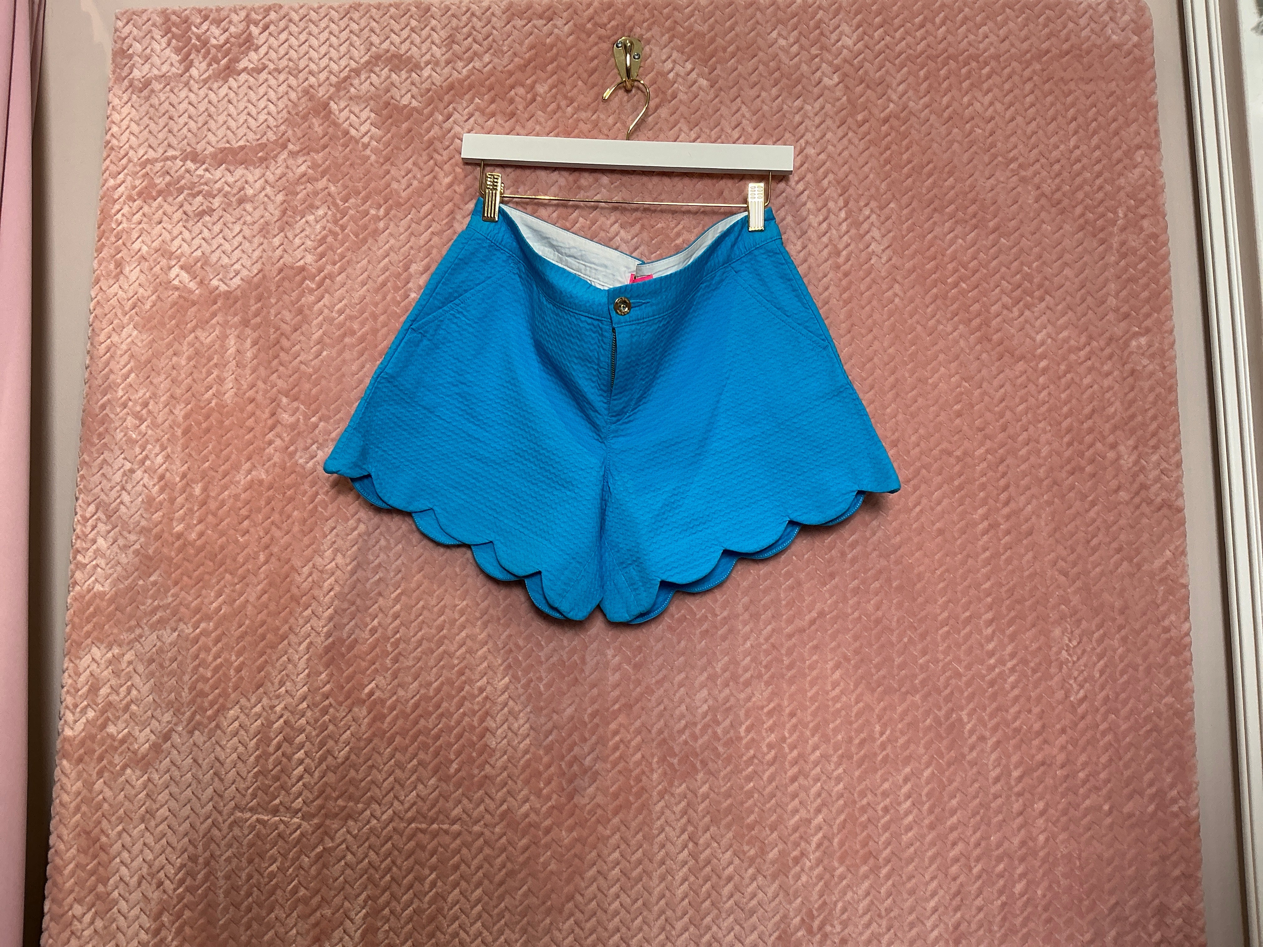 Lilly Pulitzer NWT Buttercup Short Cumulus Blue - Size 8