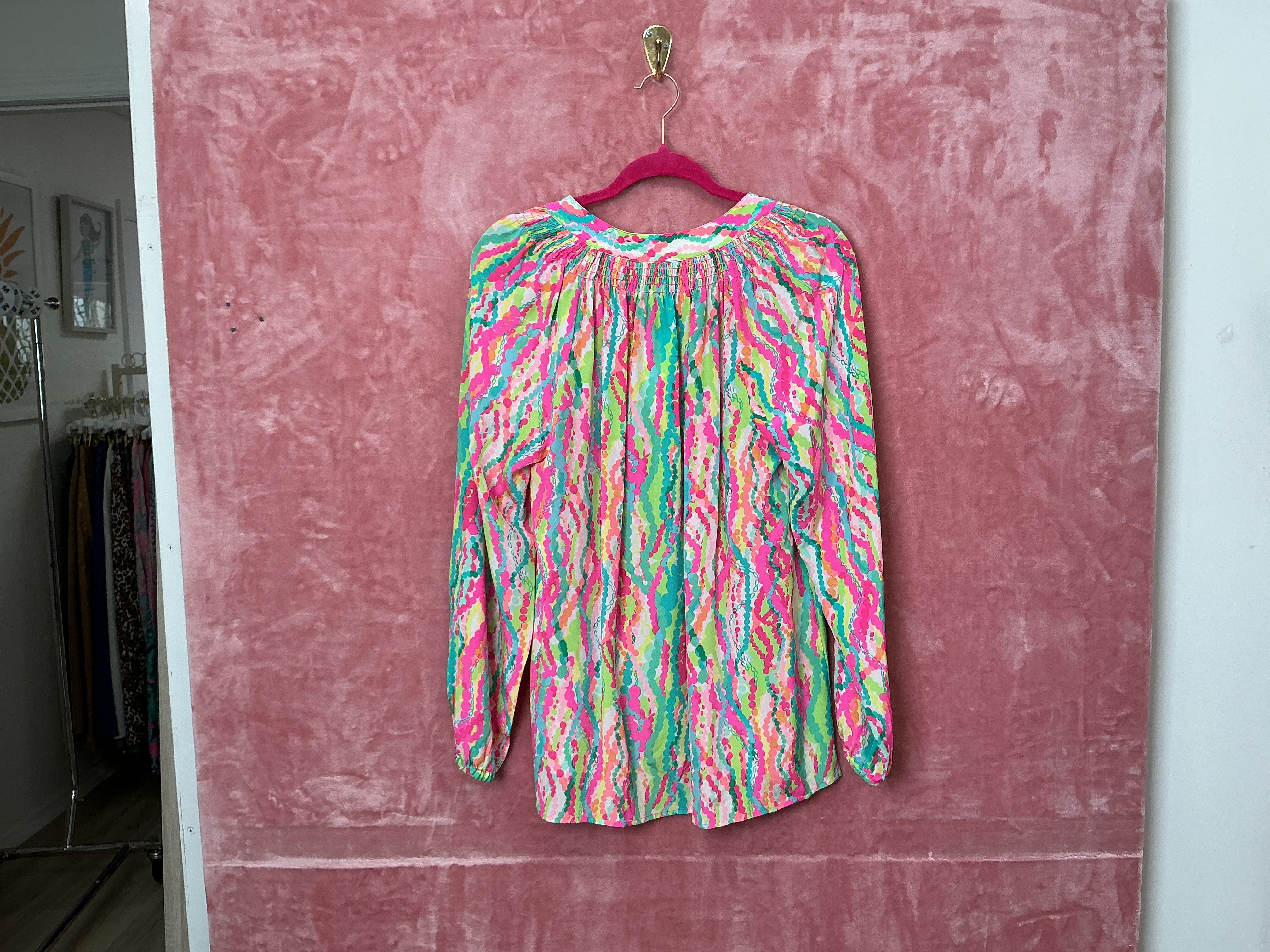 Lilly Pulitzer NWT Elsa Top Dripping In Jewels - Size XL