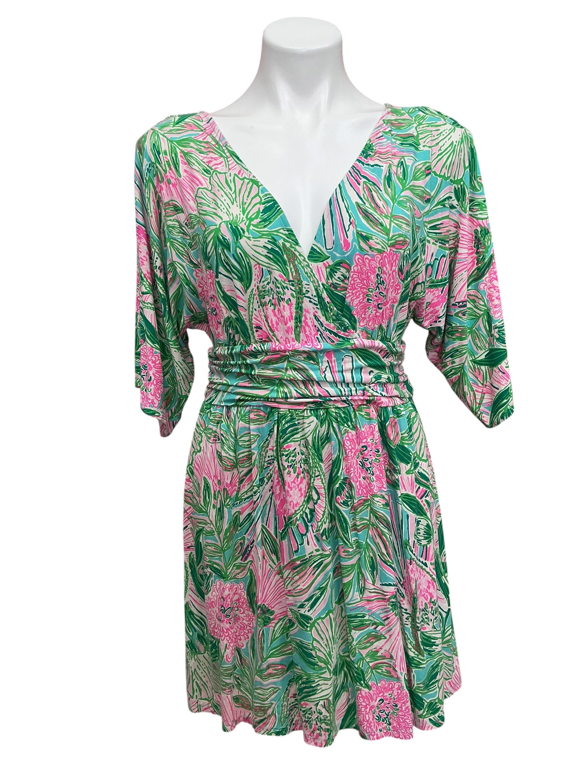 Lilly Pulitzer Parigi Skort Romper Blue Horizon Coming In Hot - Size M
