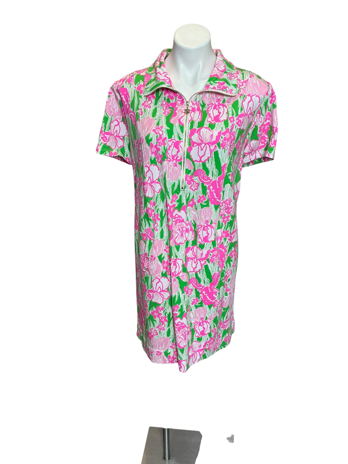 Lilly Pulitzer Eleni UPF 50+ Dress Putting Green Hannah - Size XXL