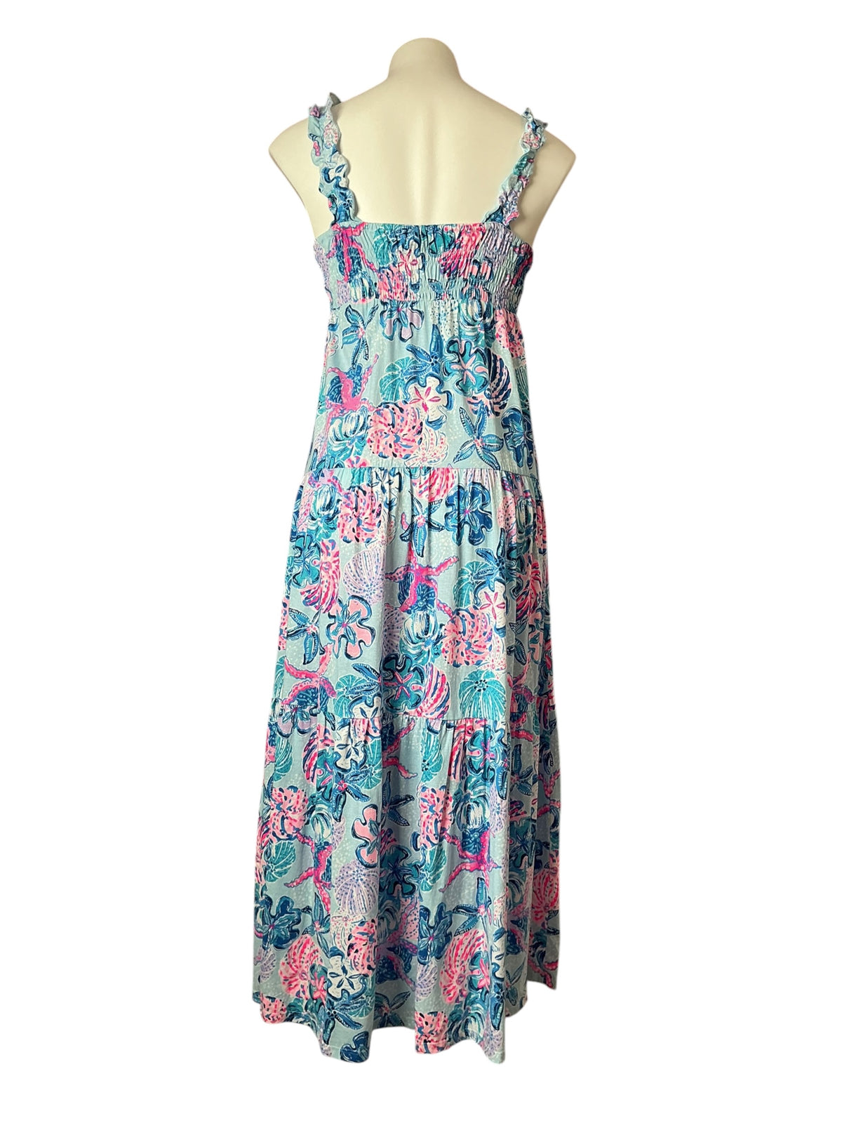Lilly Pulitzer NWT Mini Hadly Maxi Dress Multi Bahamas Beachcomber - Size XL
