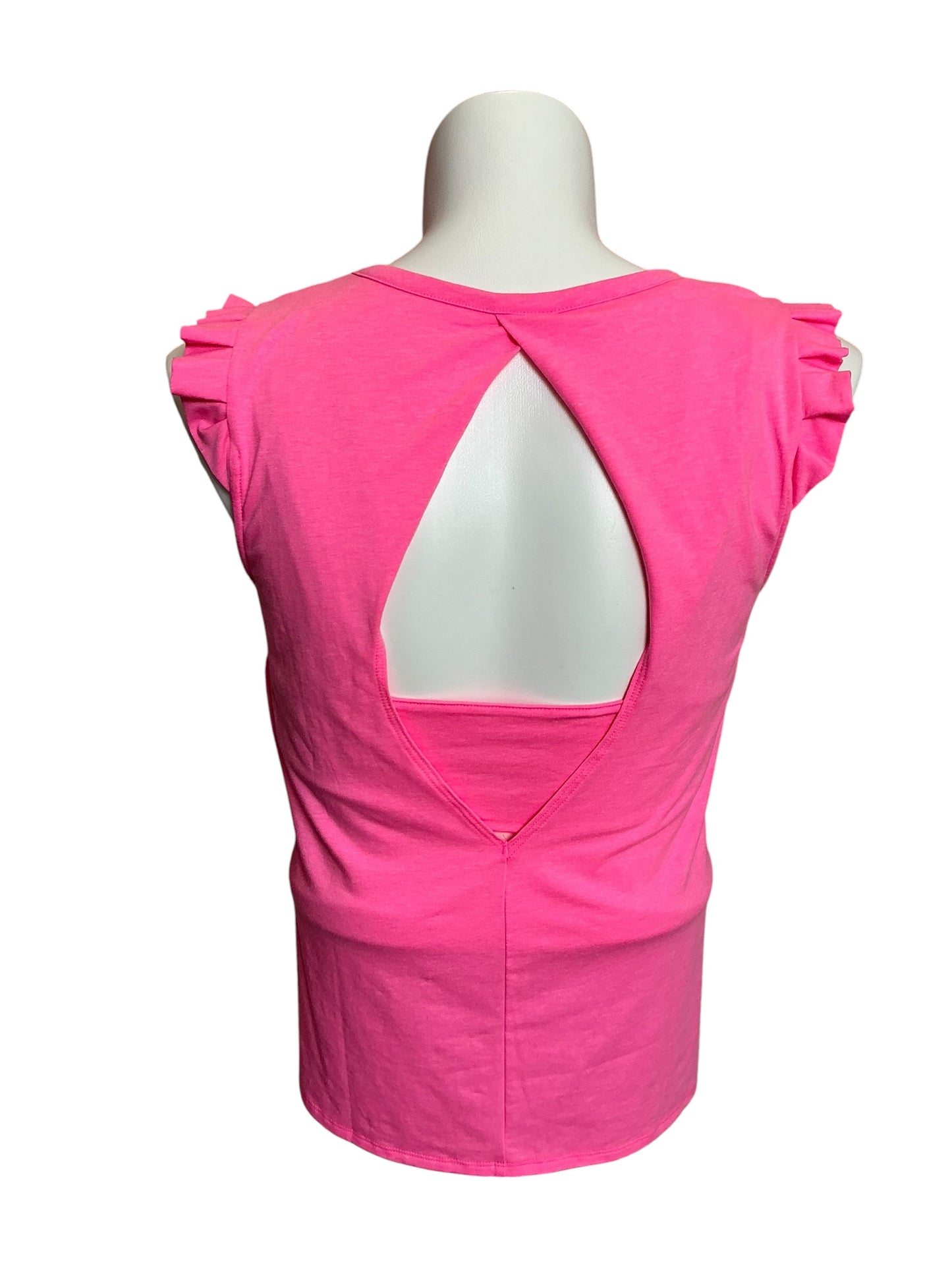 Lilly Pulitzer Braxton Tank Top Pink Isle - Size M