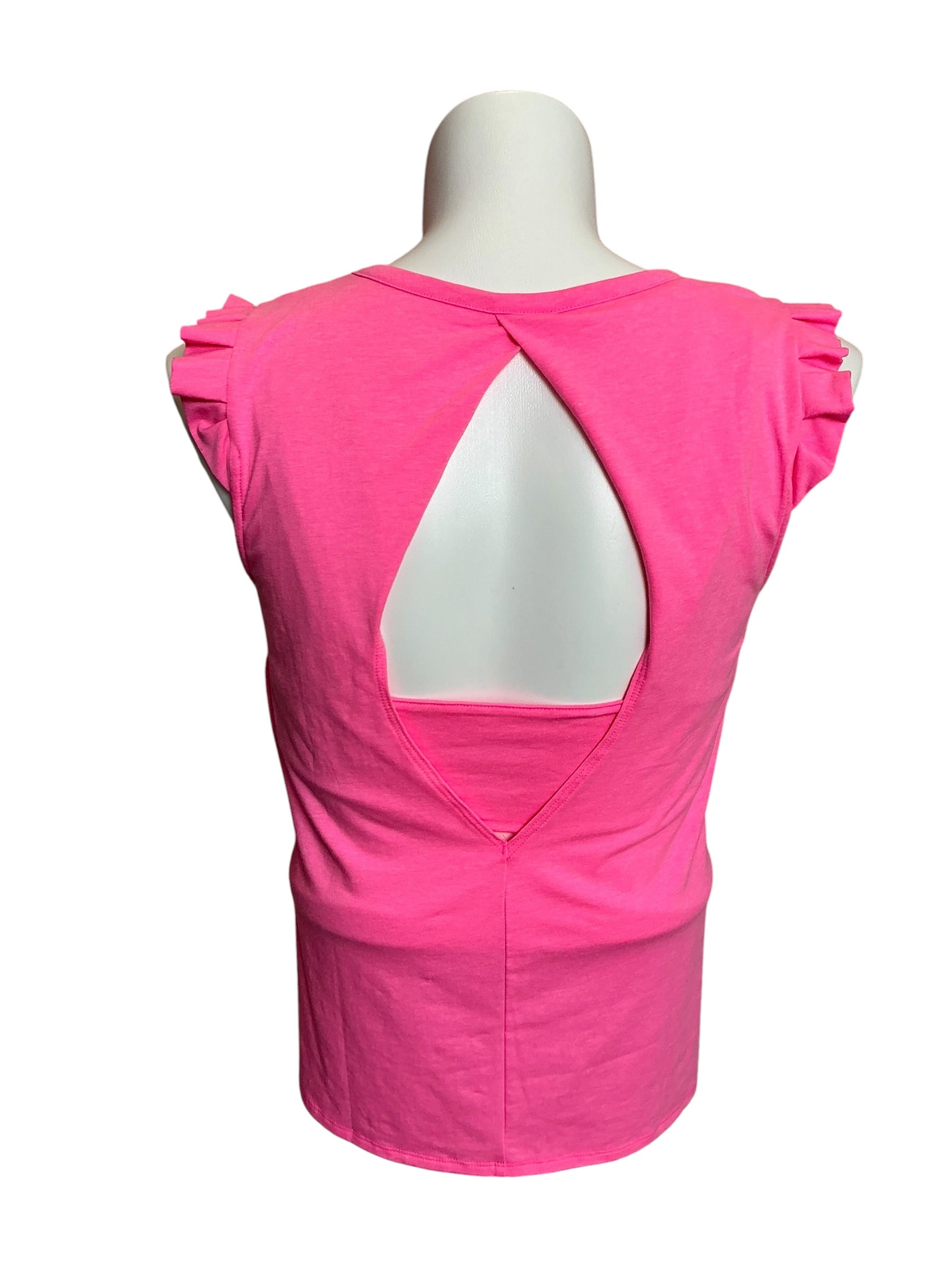 Lilly Pulitzer Braxton Tank Top Pink Isle - Size M