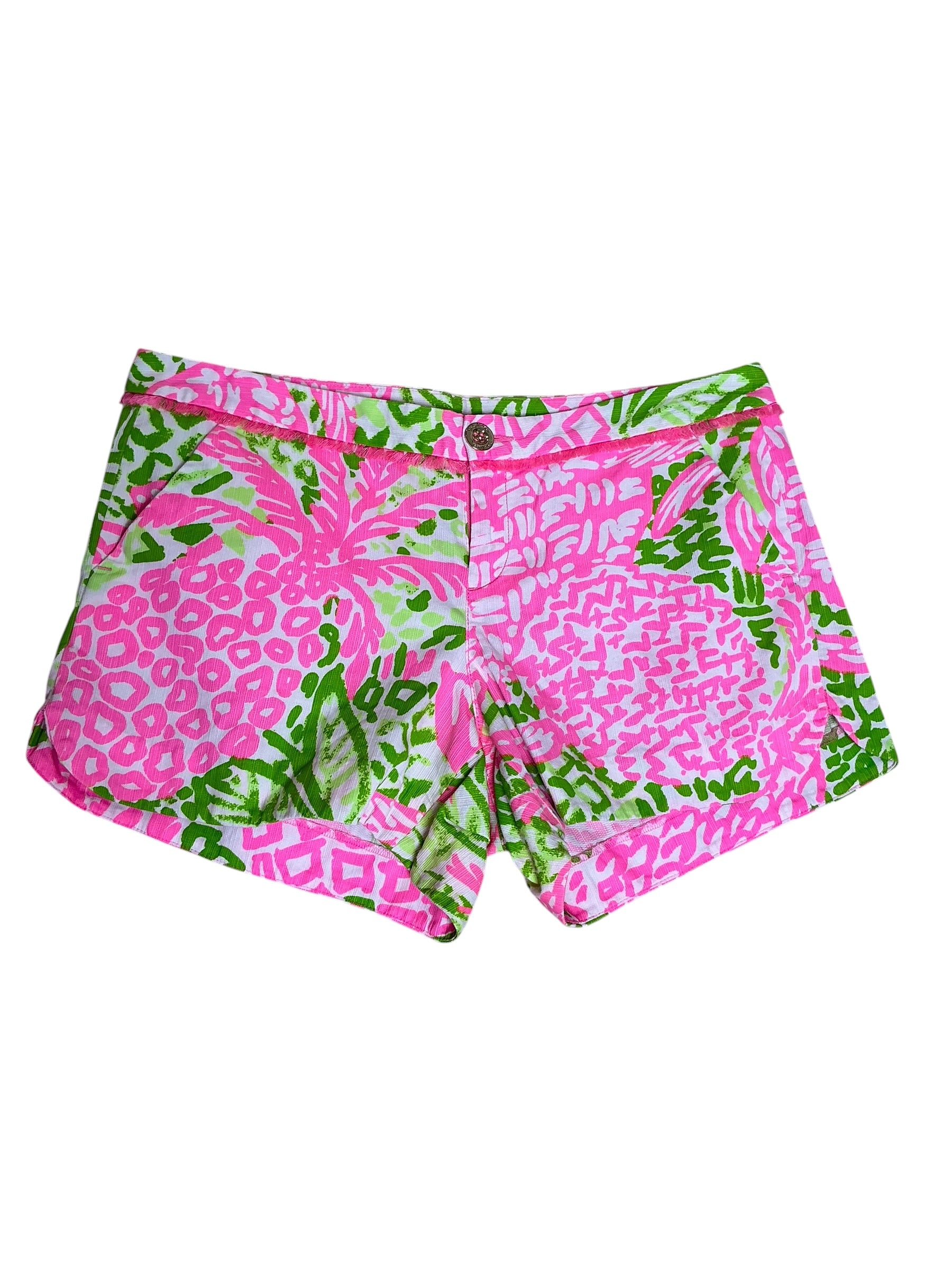 Lilly Pulitzer Callahan Short Hot On The Vine - Size 6