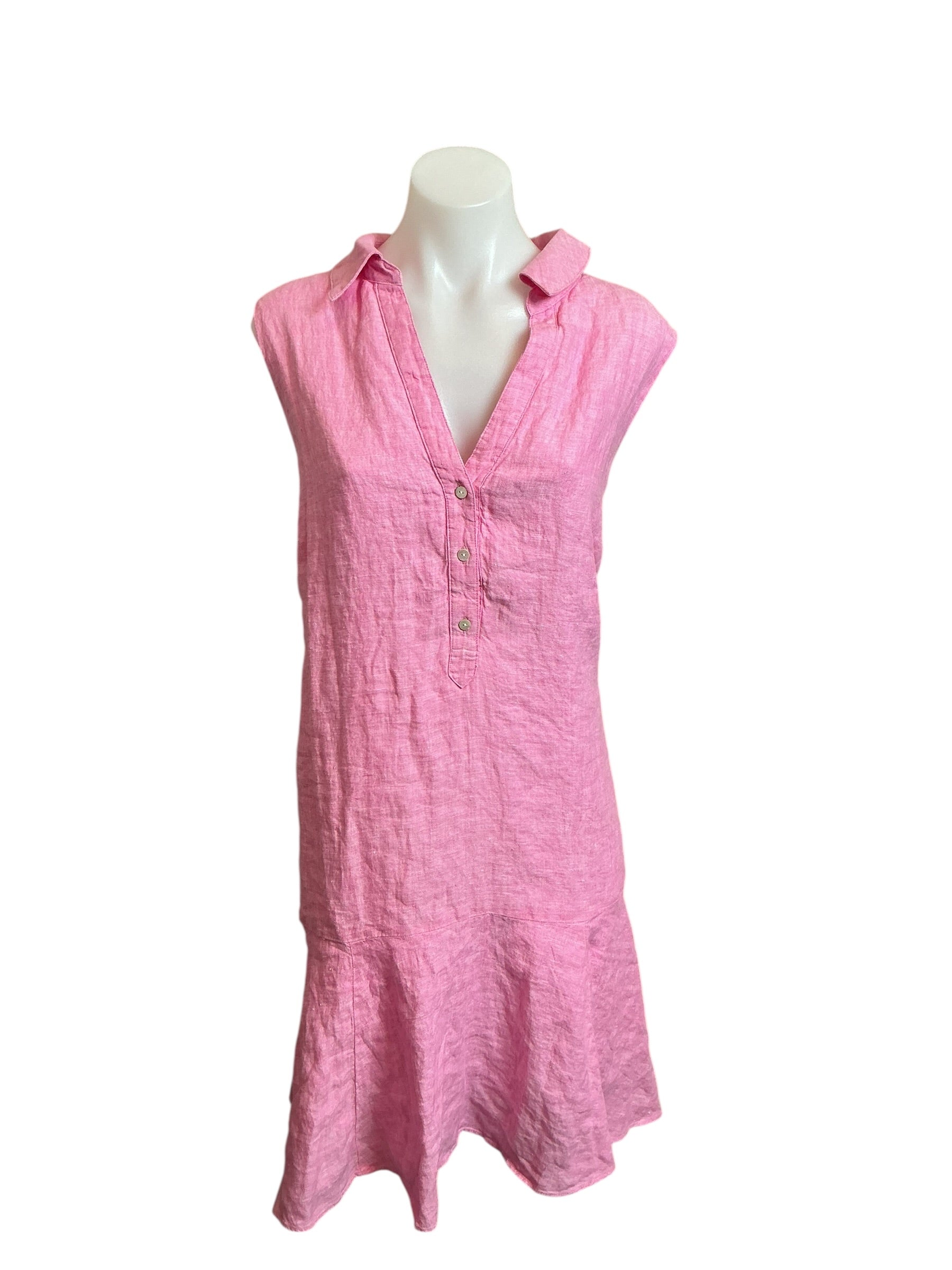 Lilly Pulitzer NWT Ellowyn Linen Dress Sunkissed Pink X Resort- Size XXL