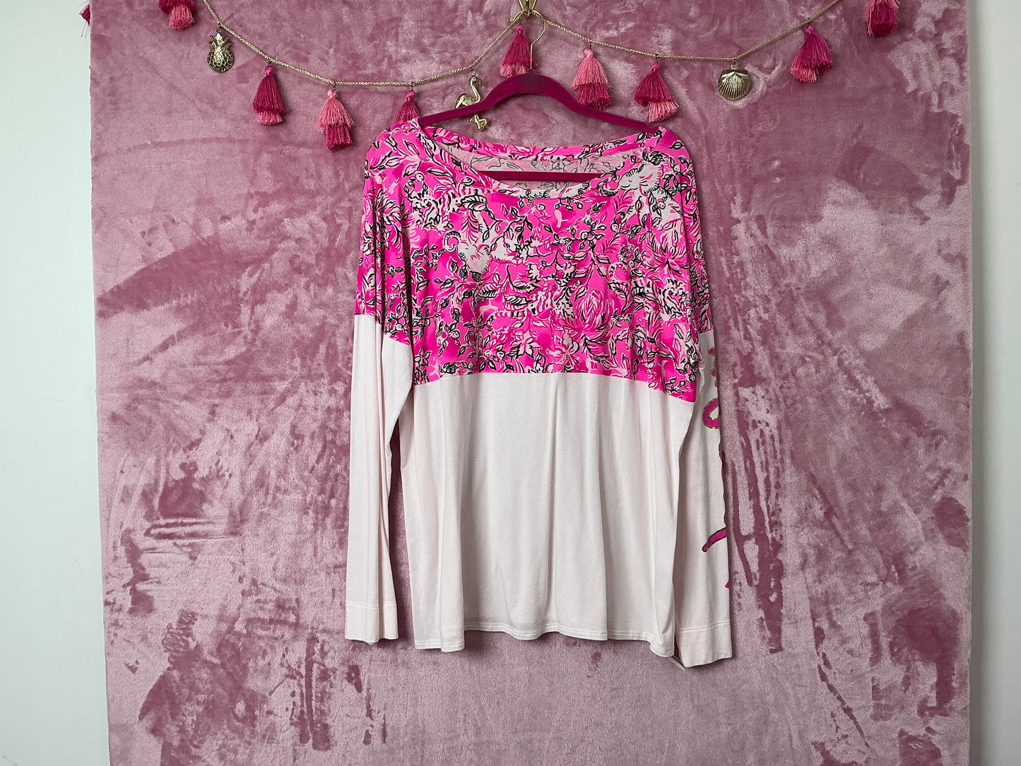 Lilly Pulitzer Long Sleeve Top - Size XL