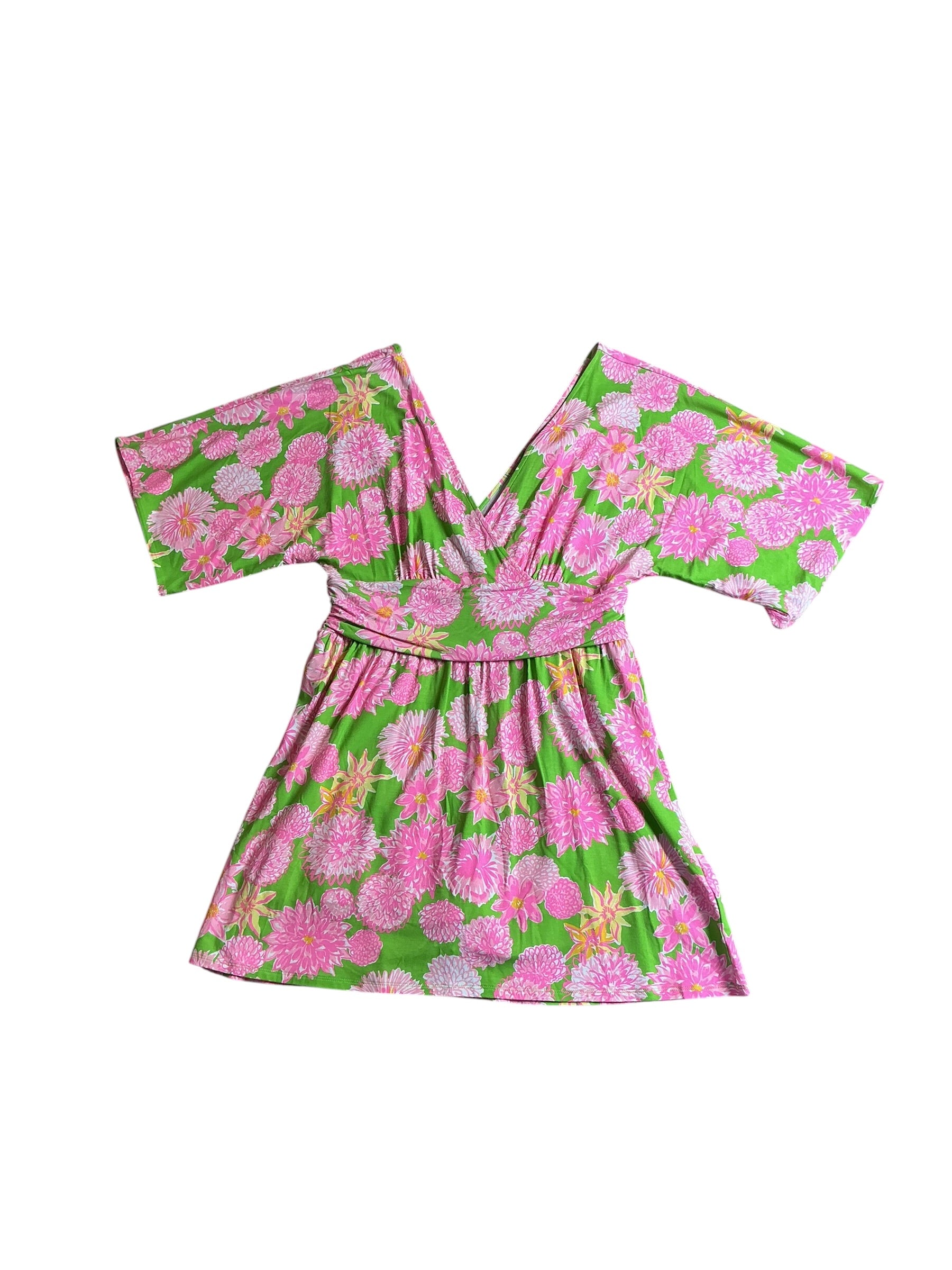Lilly Pulitzer Parigi Knit Skort Romper - Multi Seaside Garden - Size L