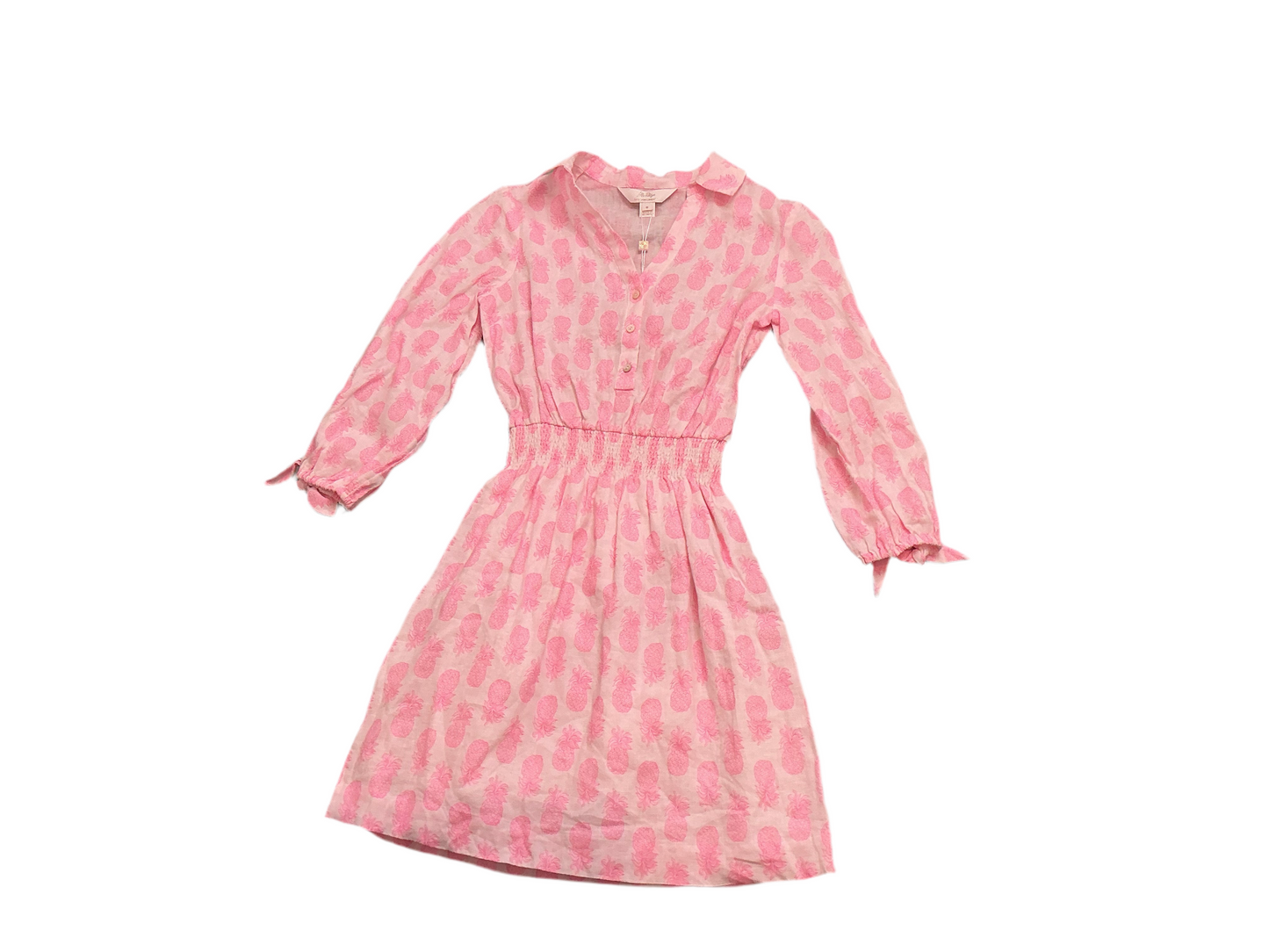 Lilly Pulitzer NWT - Abralynn Long Sleeve L - Rousseau Pink Slice of Sunshine - Size 0