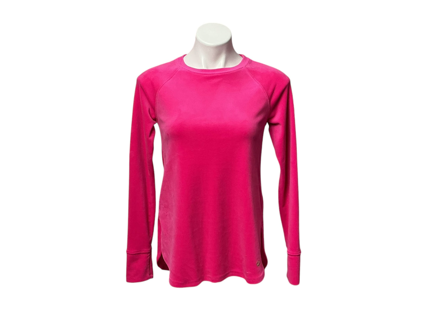 Lilly Pulitzer Luxletic Westley Long Sleeve Active Tee Solid Roxy Pink - Size - XXS