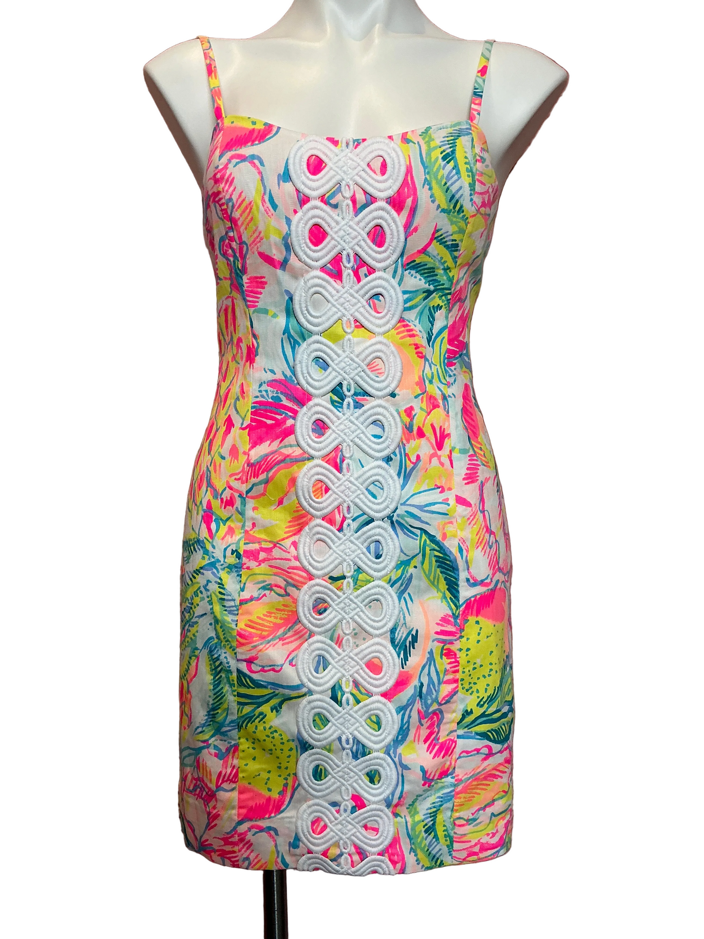 Lilly Pulitzer NWT Shelli Stretch Dress - Multi Fiesta Bamba - Size 2