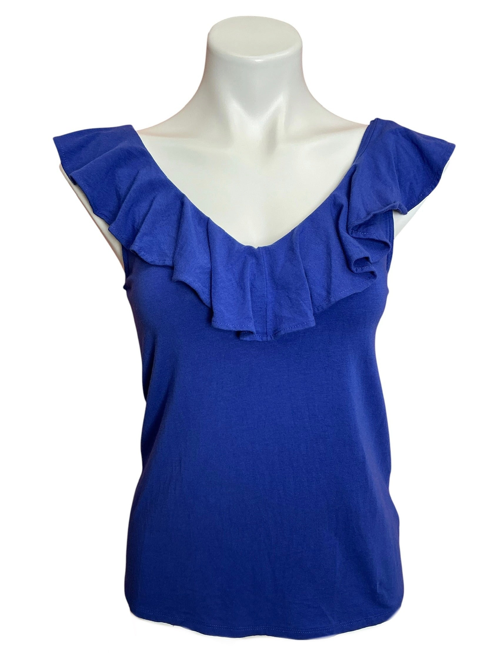 Lilly Pulitzer Alessa Tank Top Corsica Blue - Size XS